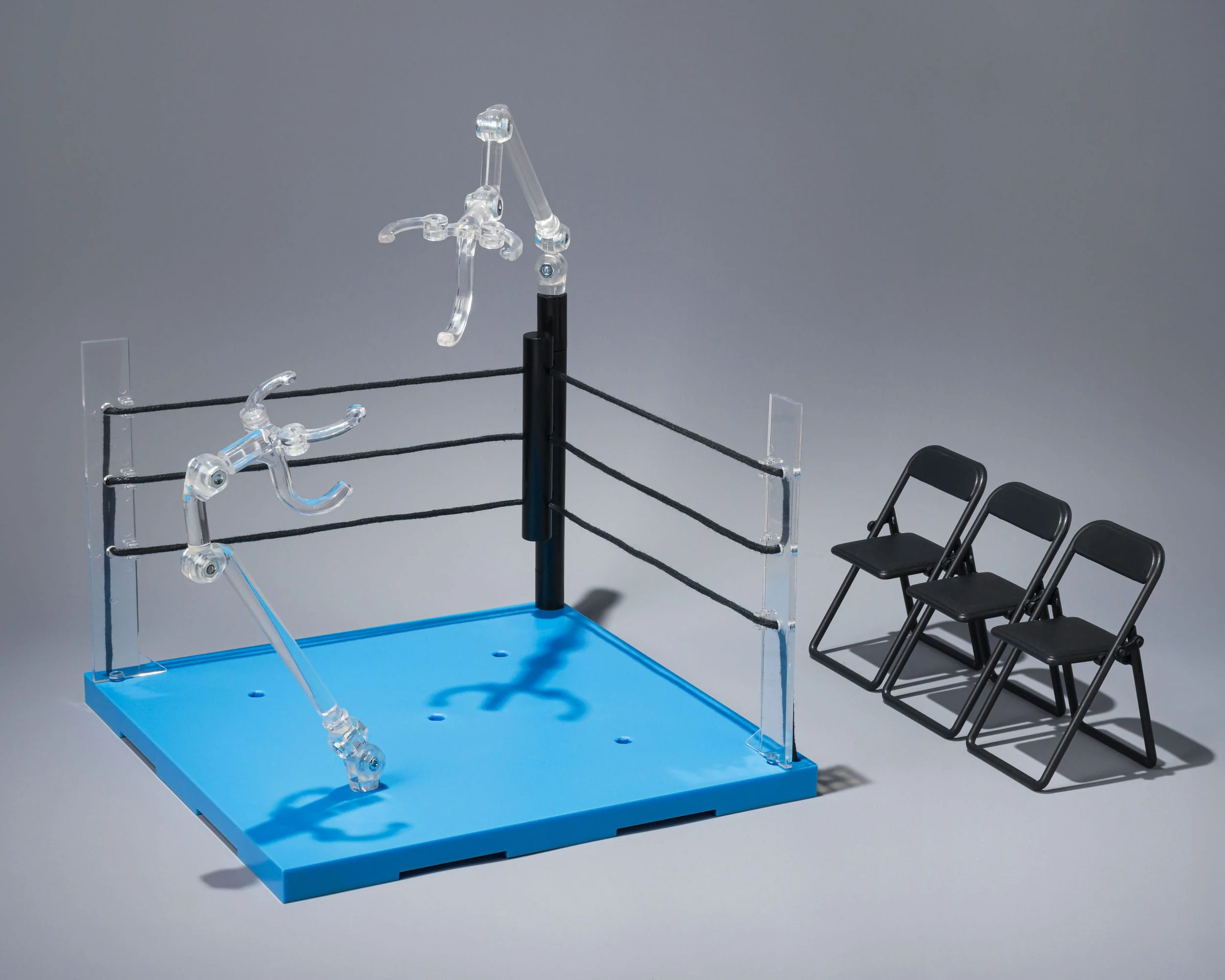 Act Ring Corner & Folding Chair Set Neutral Ver. Bandai Tamashii Nations