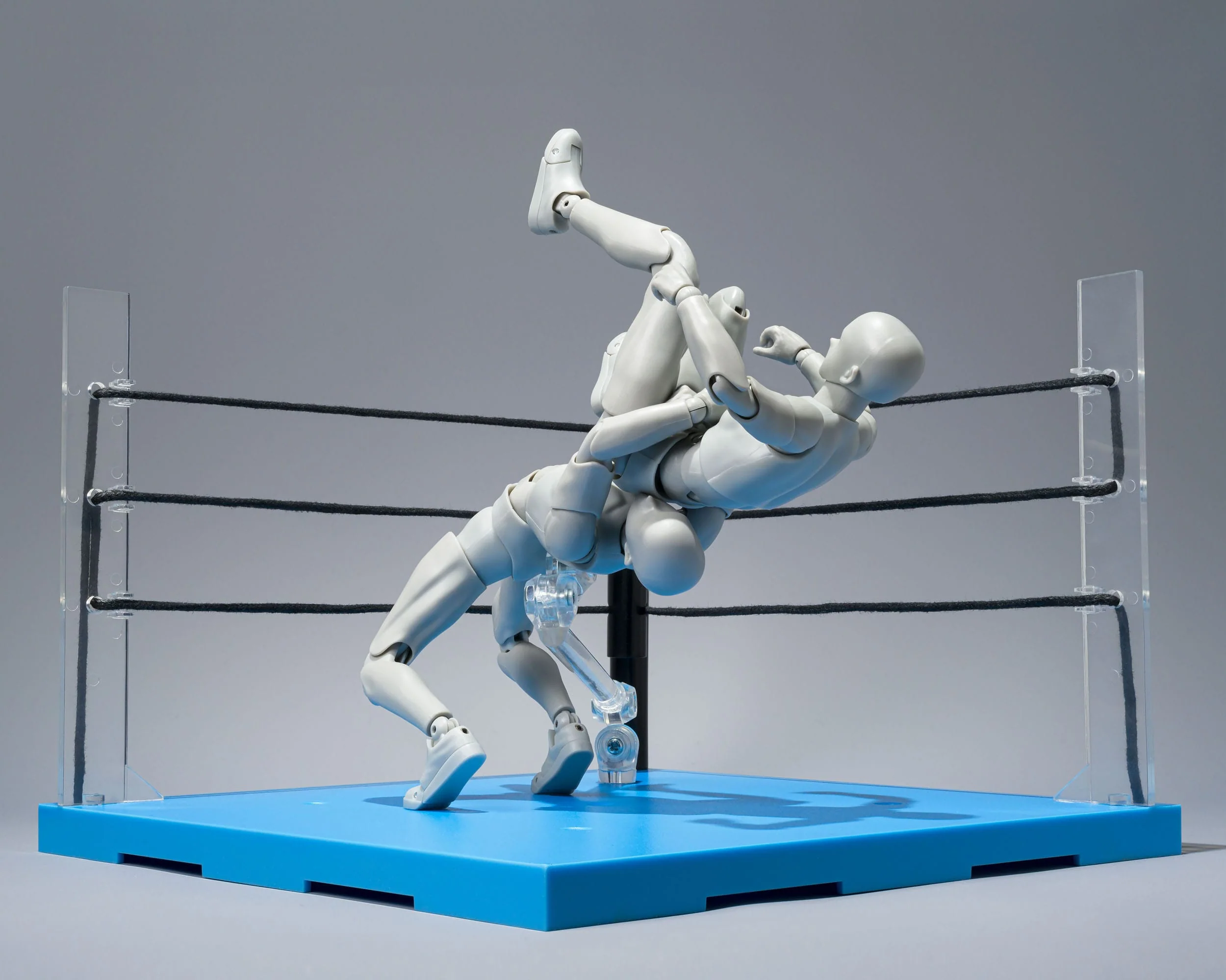 Act Ring Corner & Folding Chair Set Neutral Ver. Bandai Tamashii Nations - Image 4