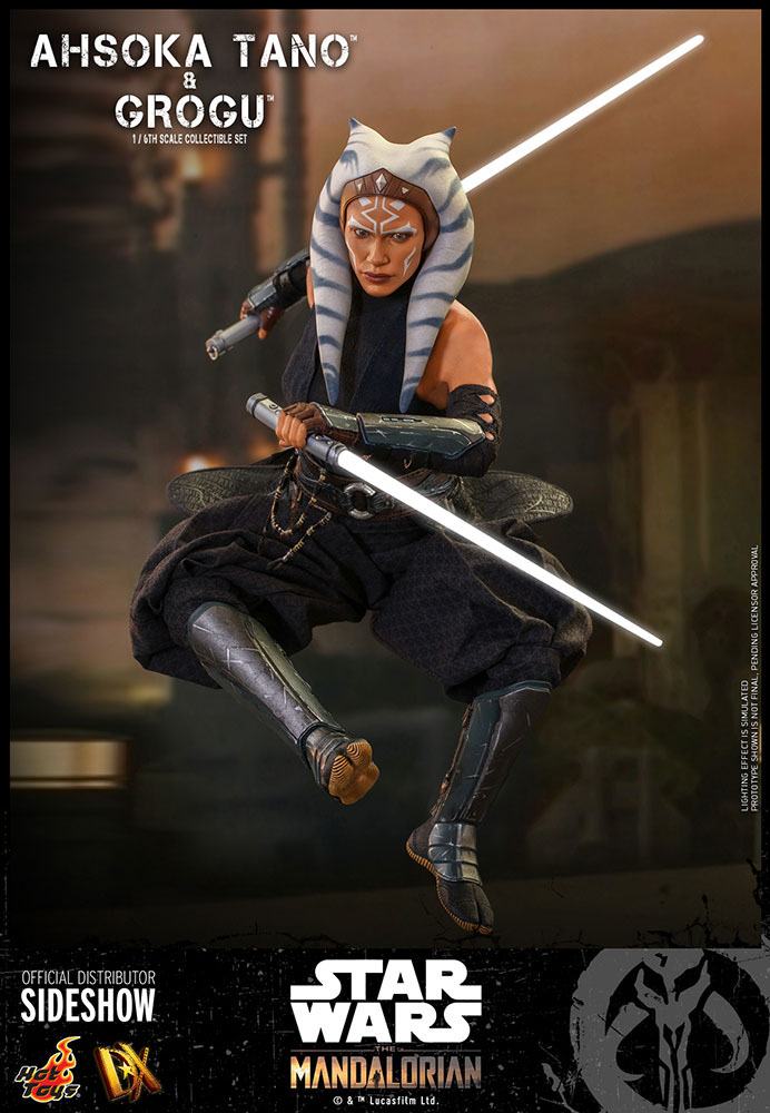Ahsoka Tano & Grogu Star Wars The Mandalorian Hot Toys - Image 10