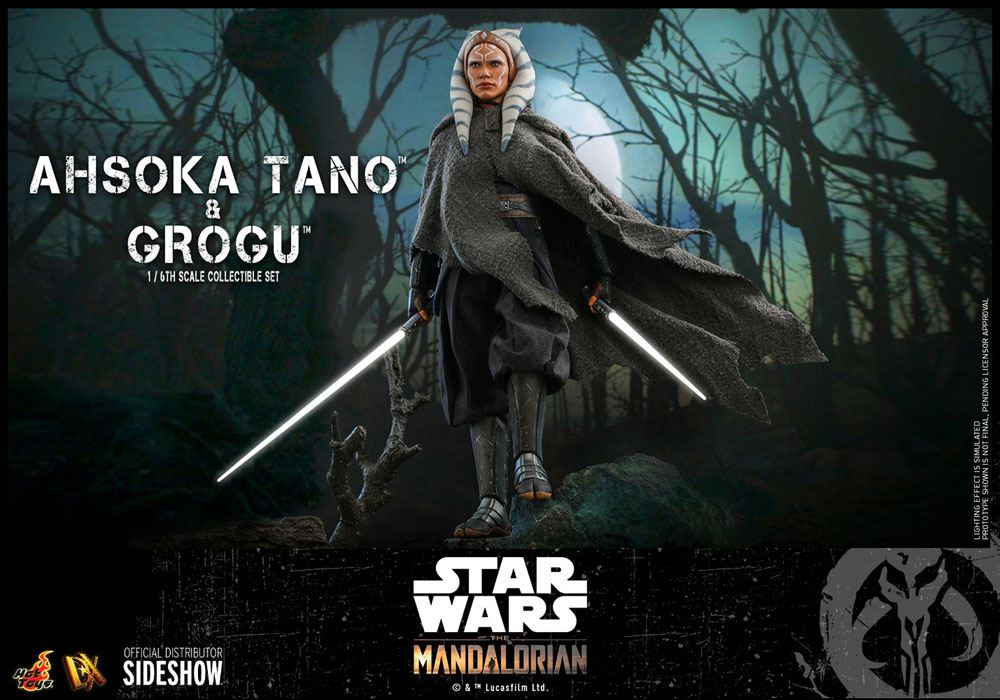 Ahsoka Tano & Grogu Star Wars The Mandalorian Hot Toys - Image 14