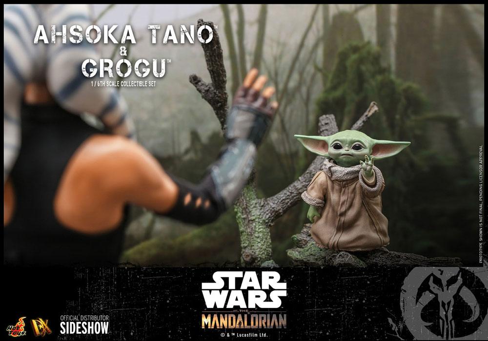 Ahsoka Tano & Grogu Star Wars The Mandalorian Hot Toys - Image 20