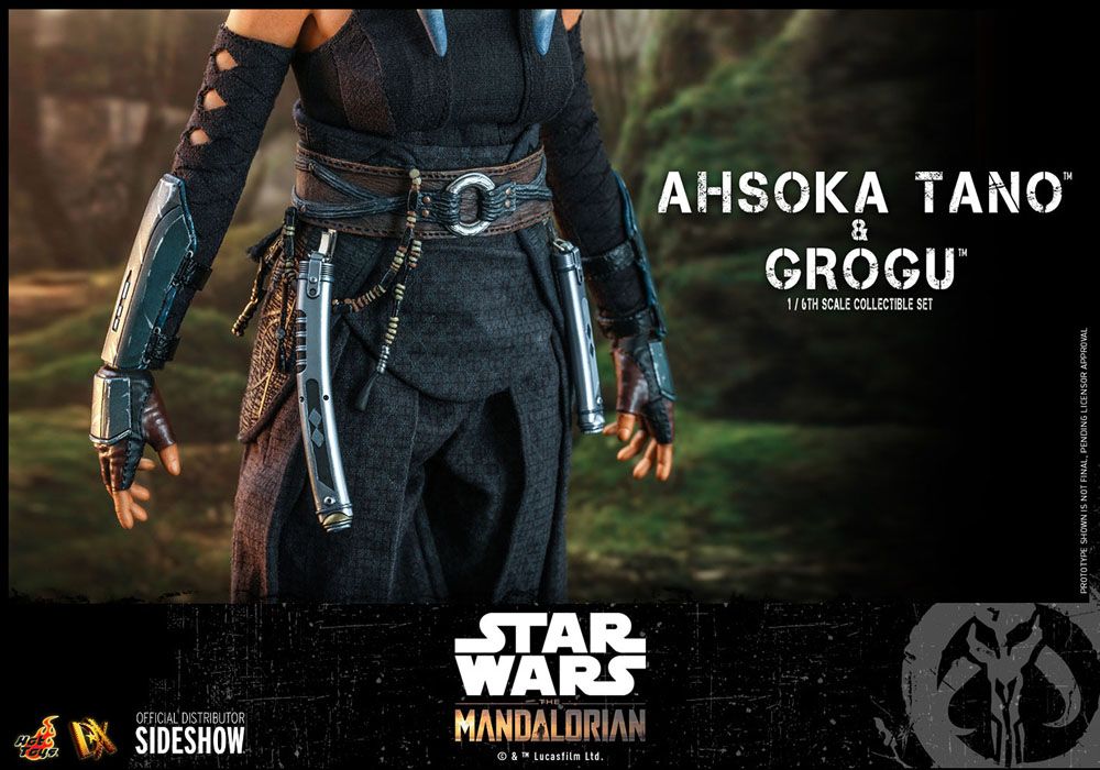 Ahsoka Tano & Grogu Star Wars The Mandalorian Hot Toys - Image 24