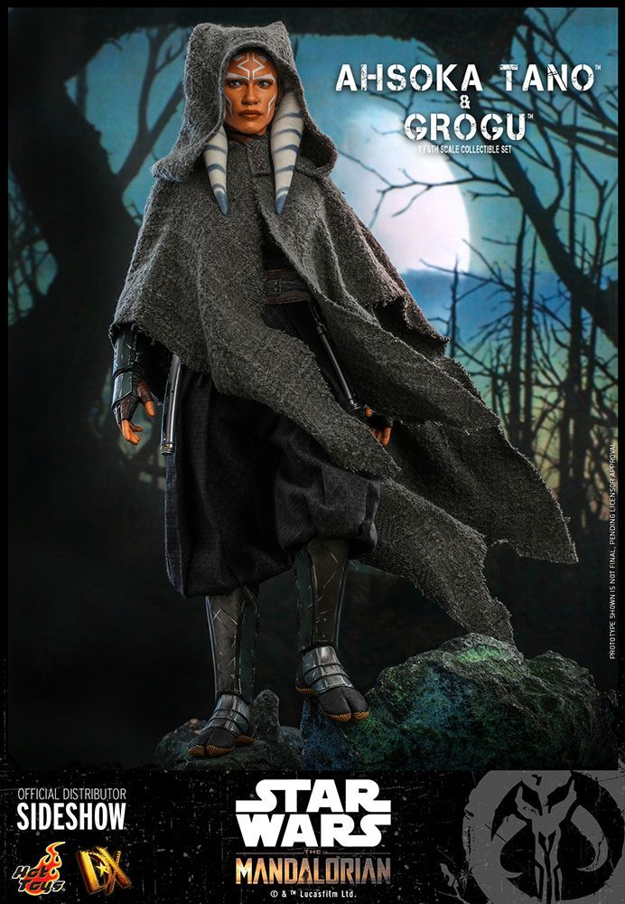 Ahsoka Tano & Grogu Star Wars The Mandalorian Hot Toys - Image 7