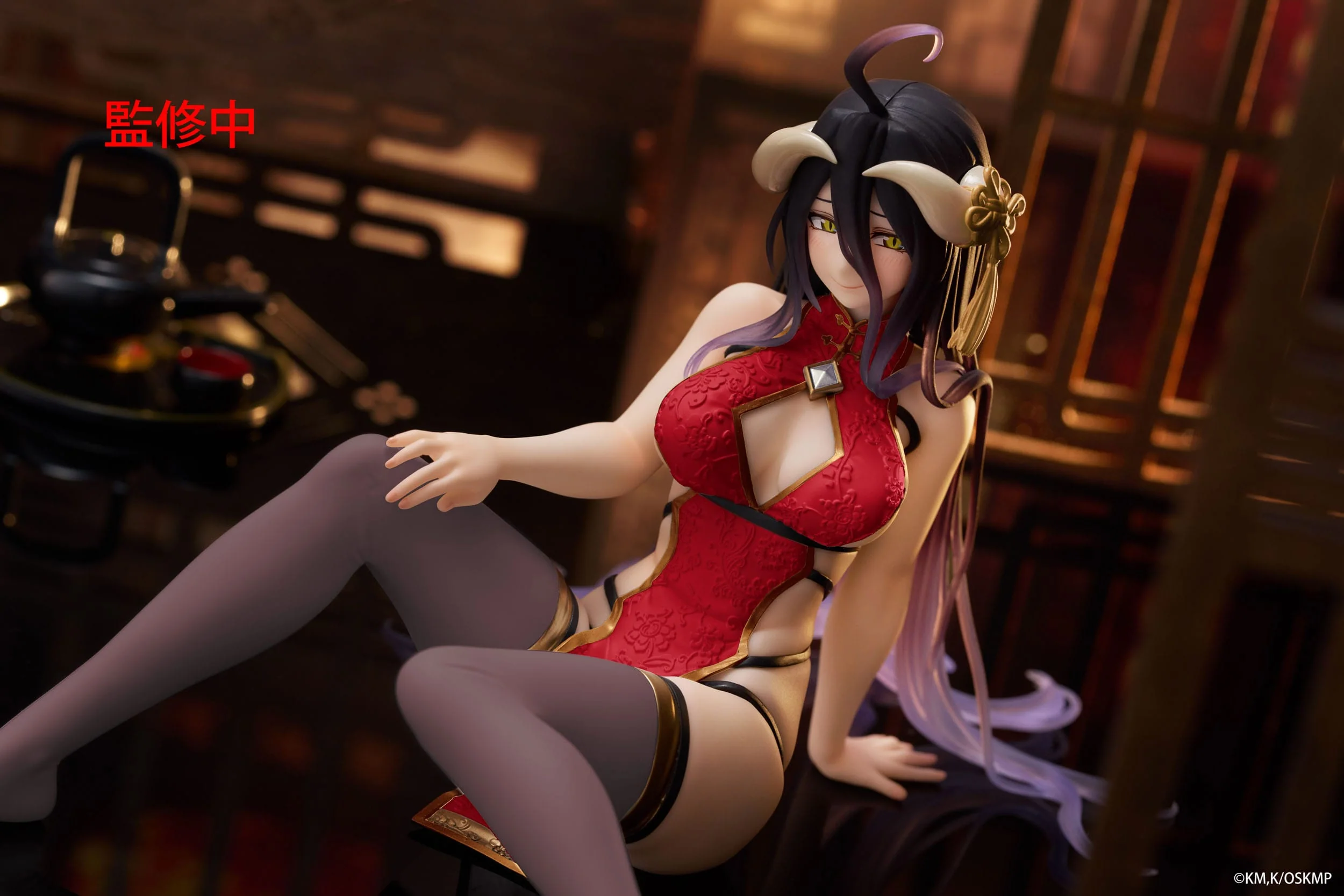Albedo Chinese Dress Ver. Renewal Desktop Cute Figure Taito - Image 12