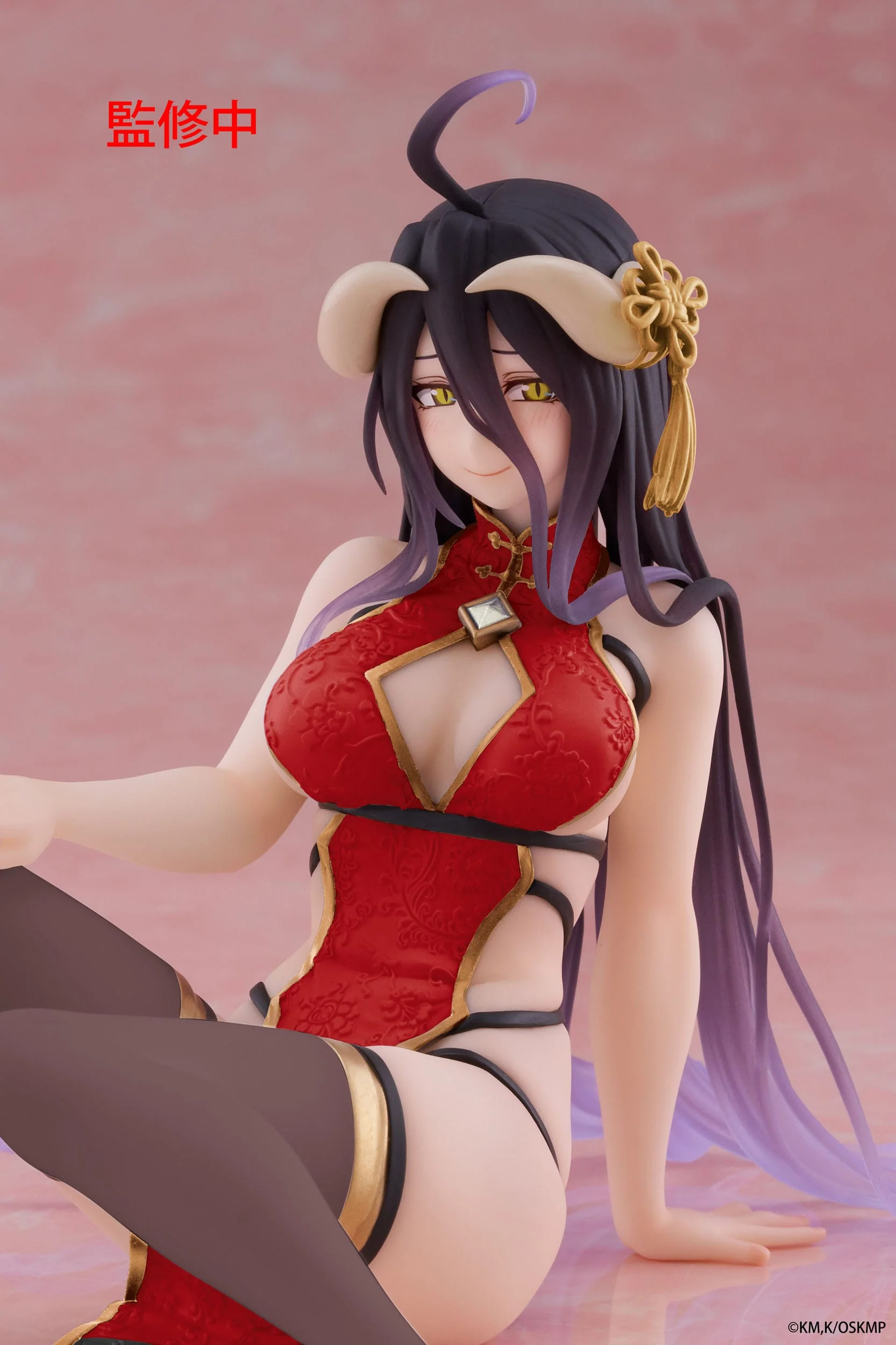 Albedo Chinese Dress Ver. Renewal Desktop Cute Figure Taito - Image 7