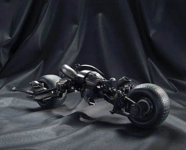 Batman & Bat-pod Batman Dark Knight Bandai Bandai Tamashii Nations - Image 10