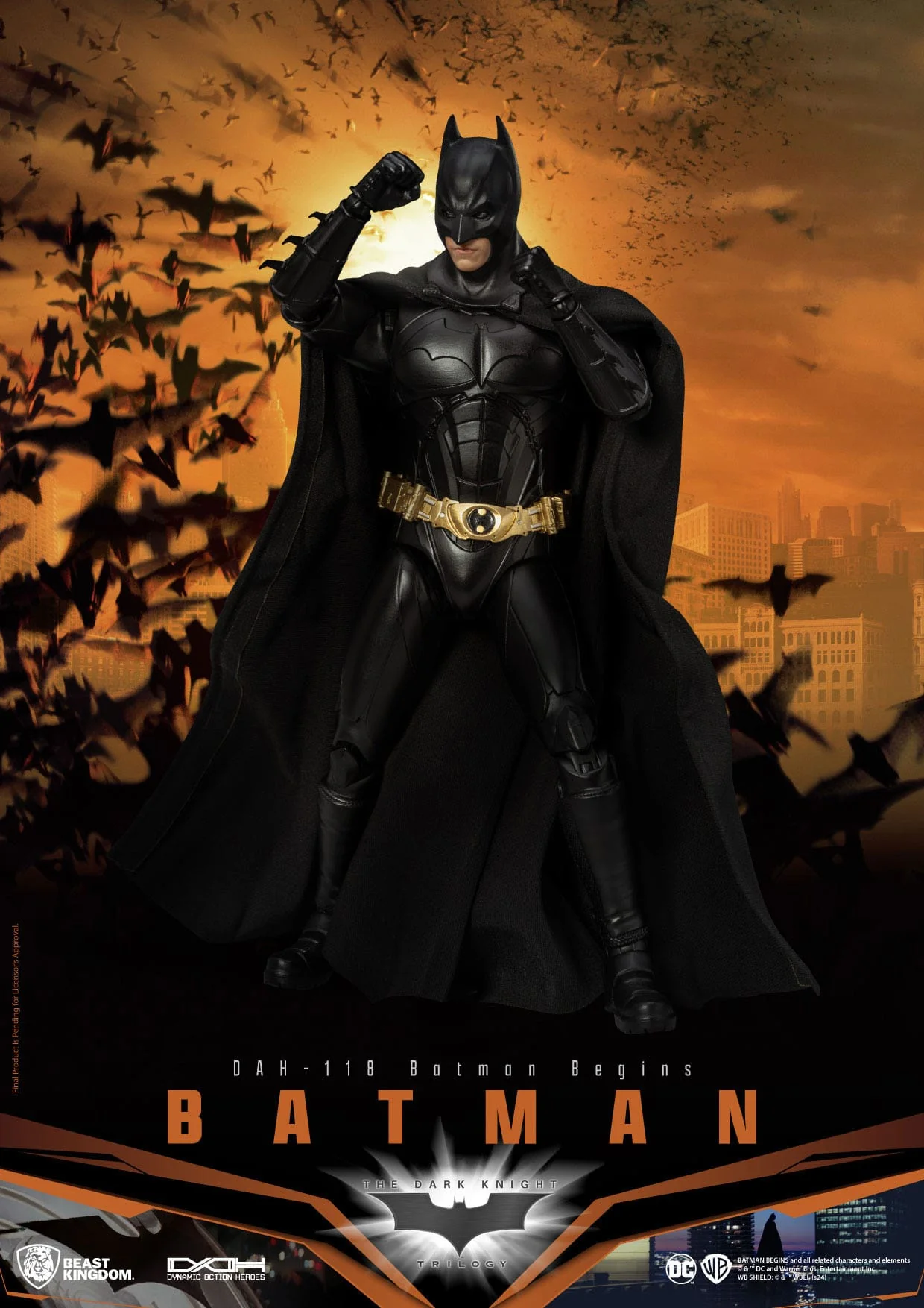 Batman (Batman Begins) DC Comics Dynamic 8ction Heroes Beast Kingdom Toys - Image 2