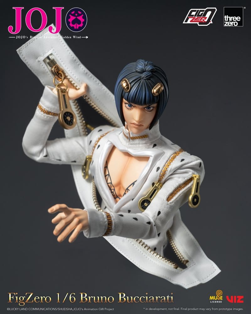Bruno Bucciarati Jojo's Bizarre Adventure: Golden Wind FigZero ThreeZero - Image 11