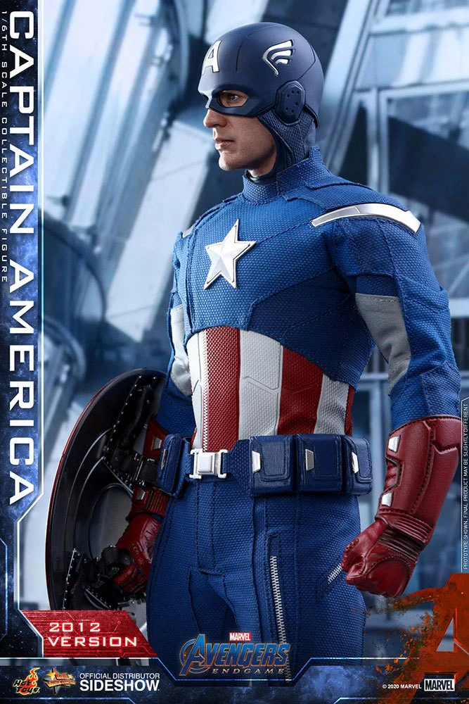 Captain America (2012 Version) 1/6 Scale Collectible Figure – Hot Toys (Avengers: Endgame) - Image 11