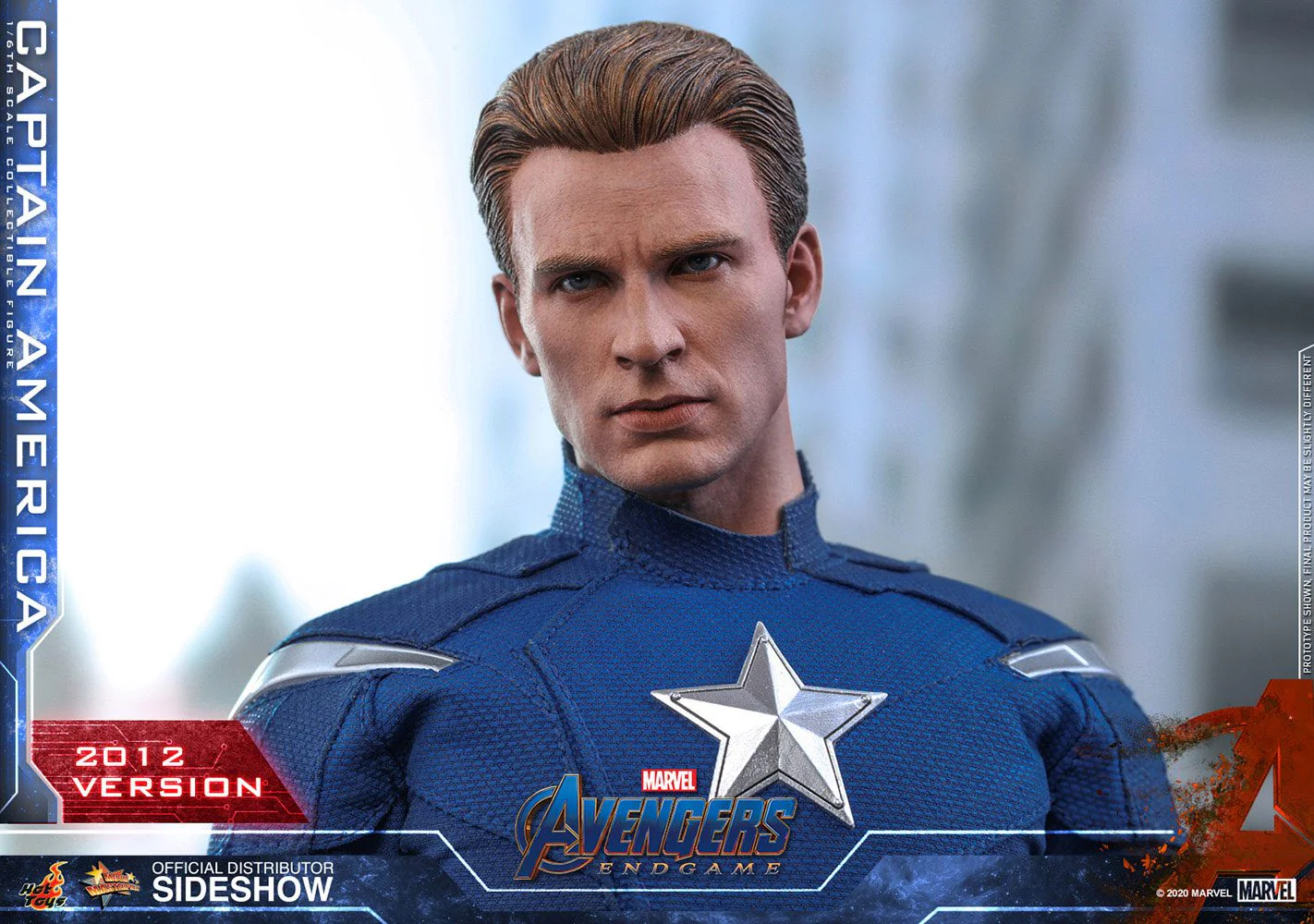 Captain America (2012 Version) 1/6 Scale Collectible Figure – Hot Toys (Avengers: Endgame) - Image 7