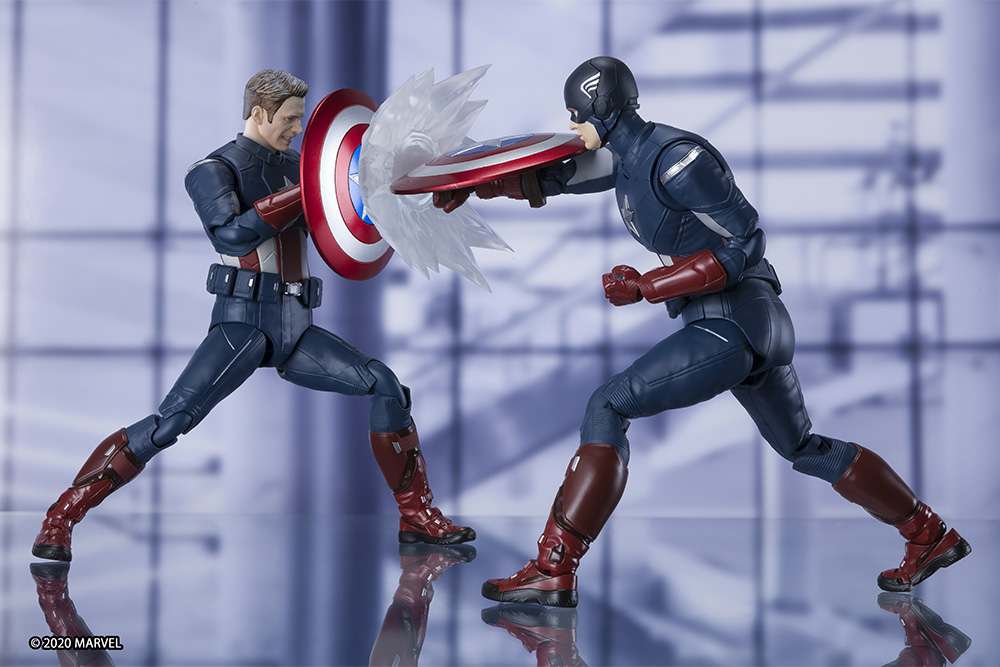 Captain America - Cap vs. Cap Edition - S.H. Figuarts - Bandai Tamashii Nations - Image 7