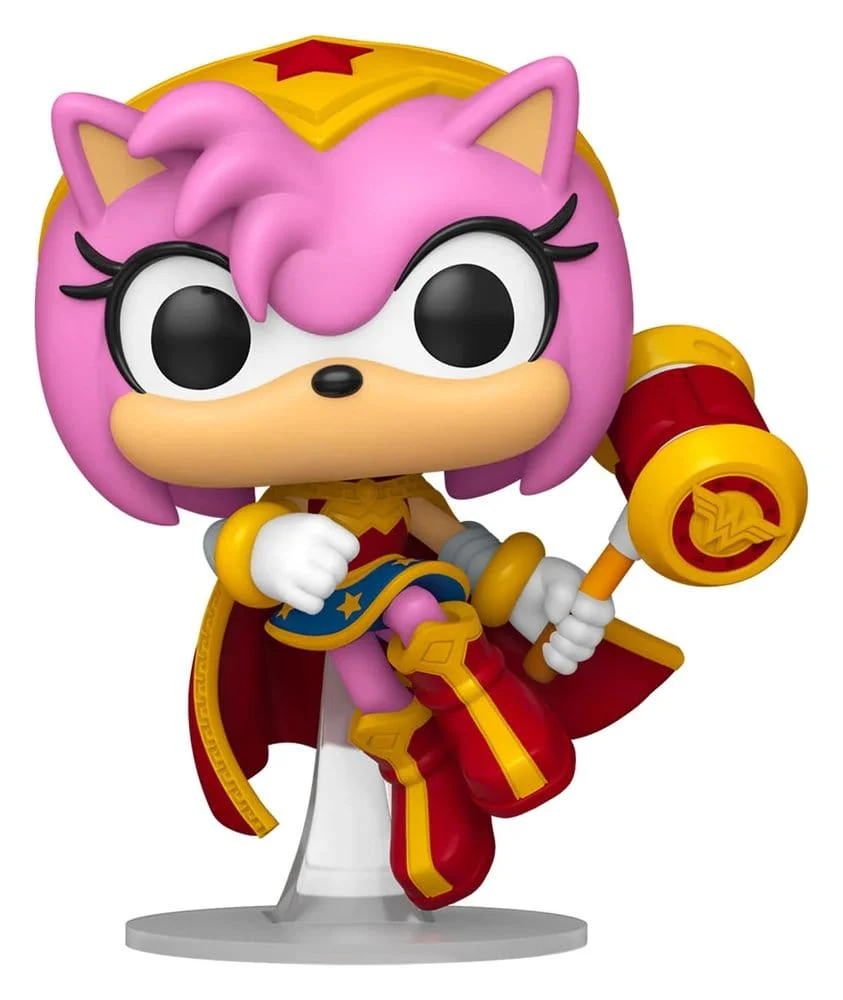DC x Sonic the Hedgehog POP! Heroes Vinyl Figur Amy as Wonder Woman