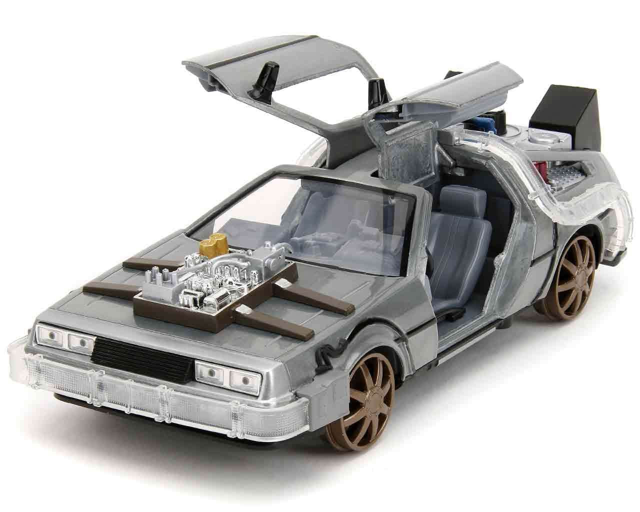 De Lorean with Railroad Wheels 1:24 - Jada Toys - Image 3