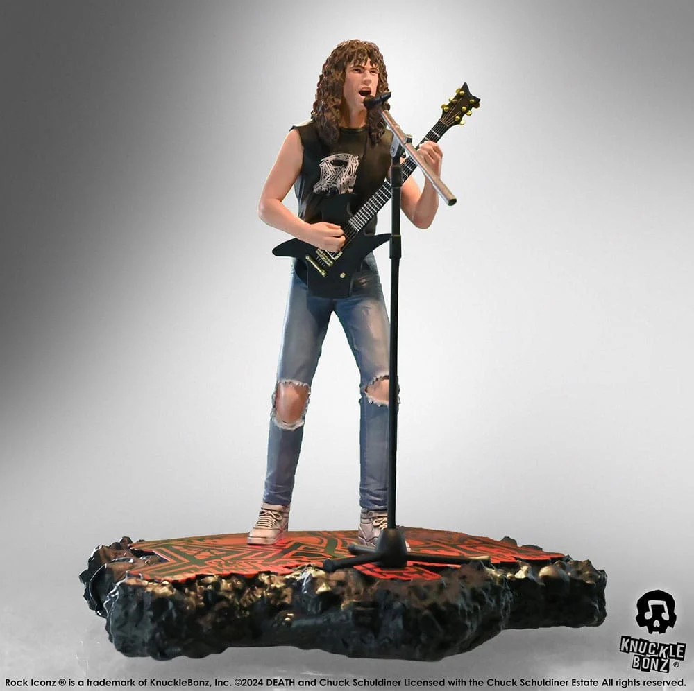 Death Rock Iconz Statue Chuck Schuldiner II