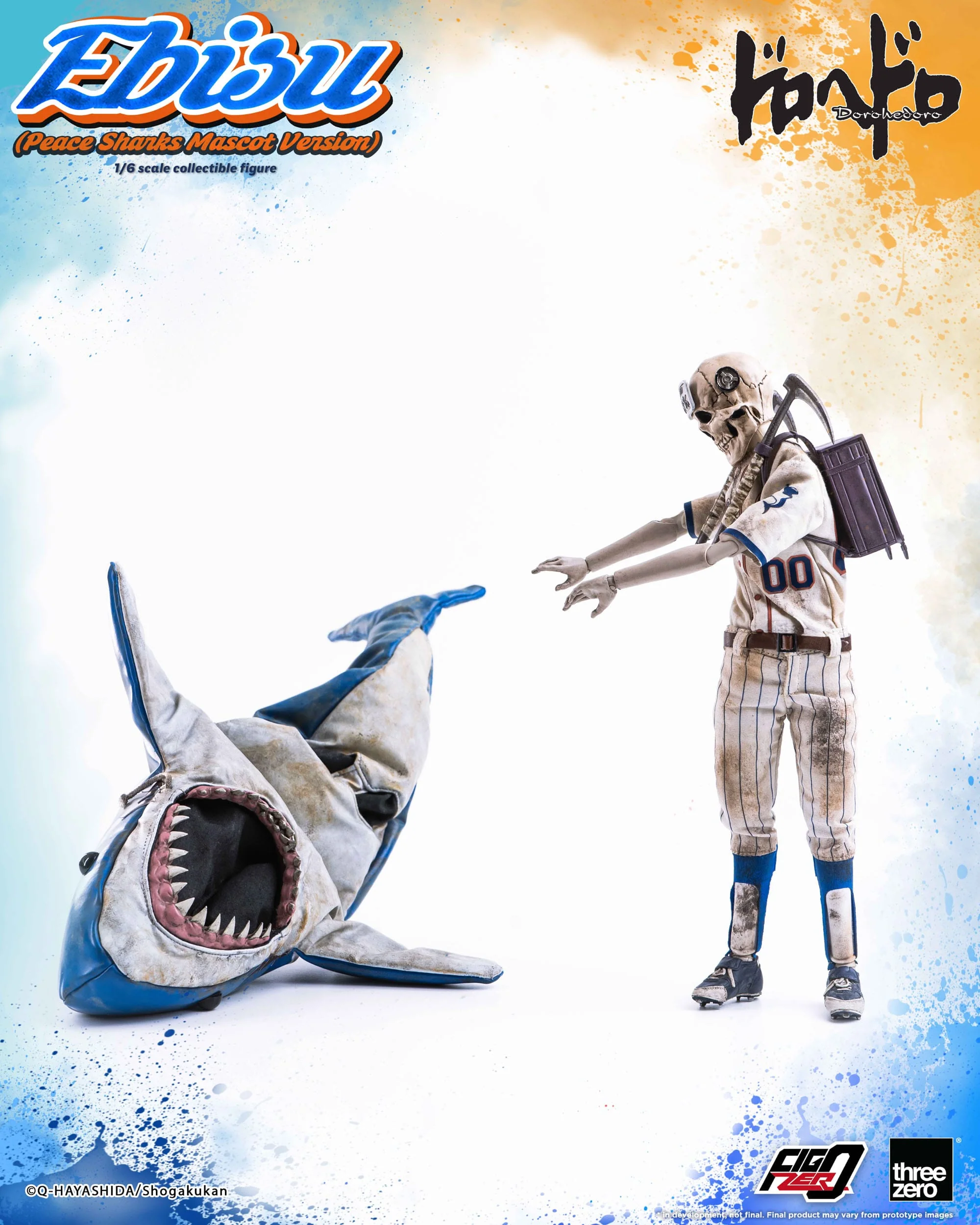 Ebisu Peace Sharks Mascot Ver. ThreeZero - Image 9