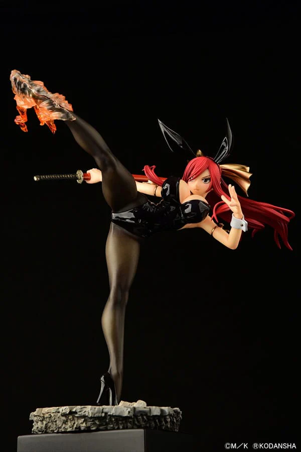 Erza Scarlet High Kick Black Bunny Ver. Orca Toys - Image 4