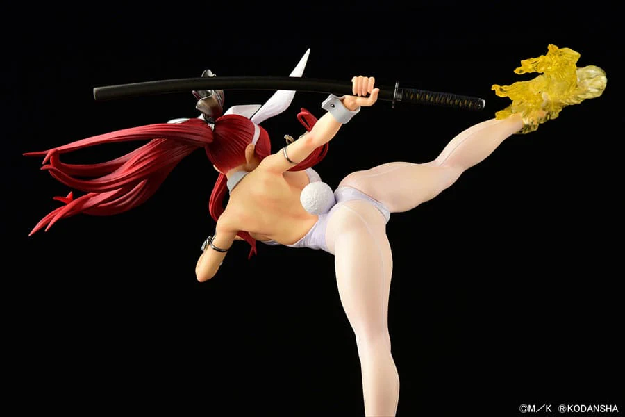 Erza Scarlet High Kick White Bunny Ver. Orca Toys - Image 9