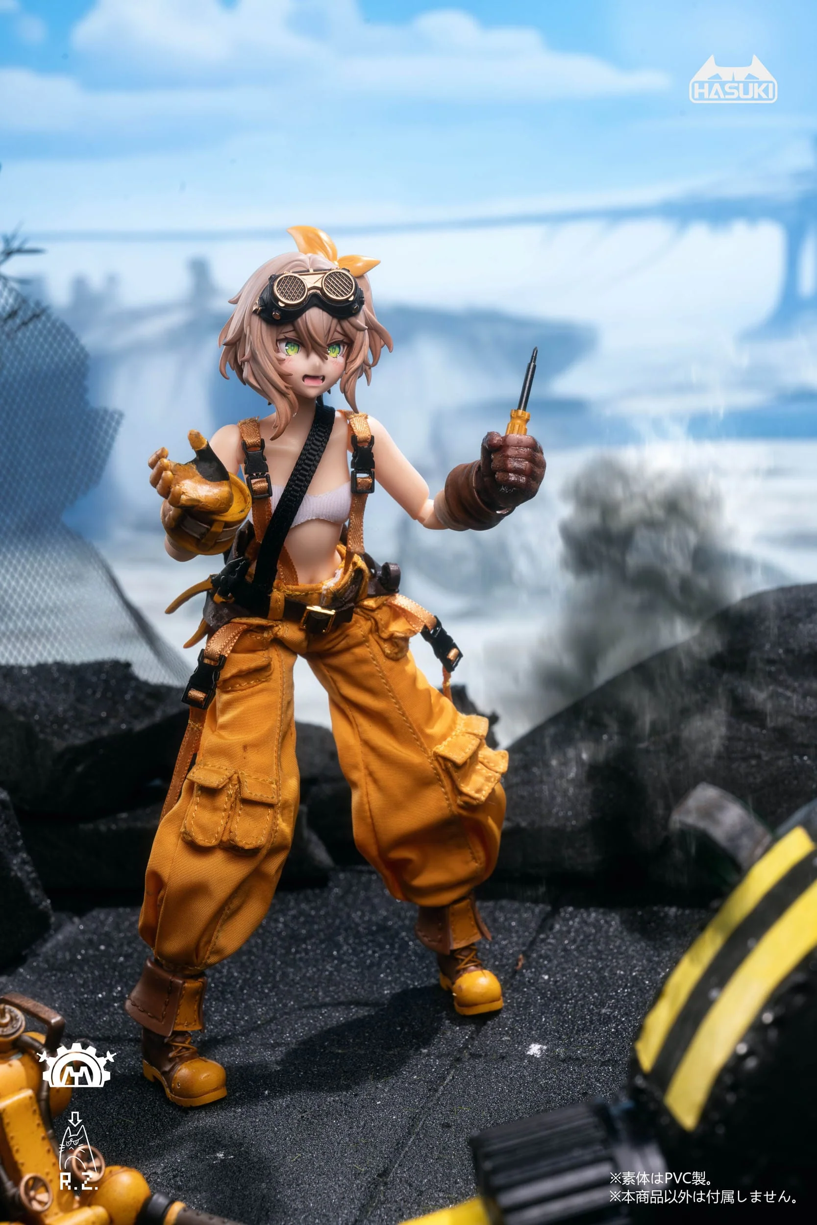 PA007 Mechanic Fiona - Pocket Art Actionfigur - Hasuki - Image 9