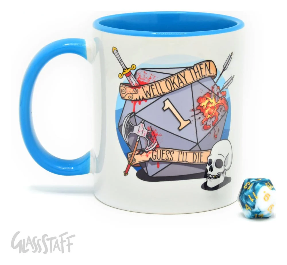 Glassstaff Geschenkbox Tasse & Würfel D20 Guess I'll Die - Image 4