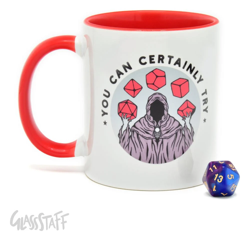 Glassstaff Geschenkbox Tasse & Würfel D20 You can certainly try - Image 4