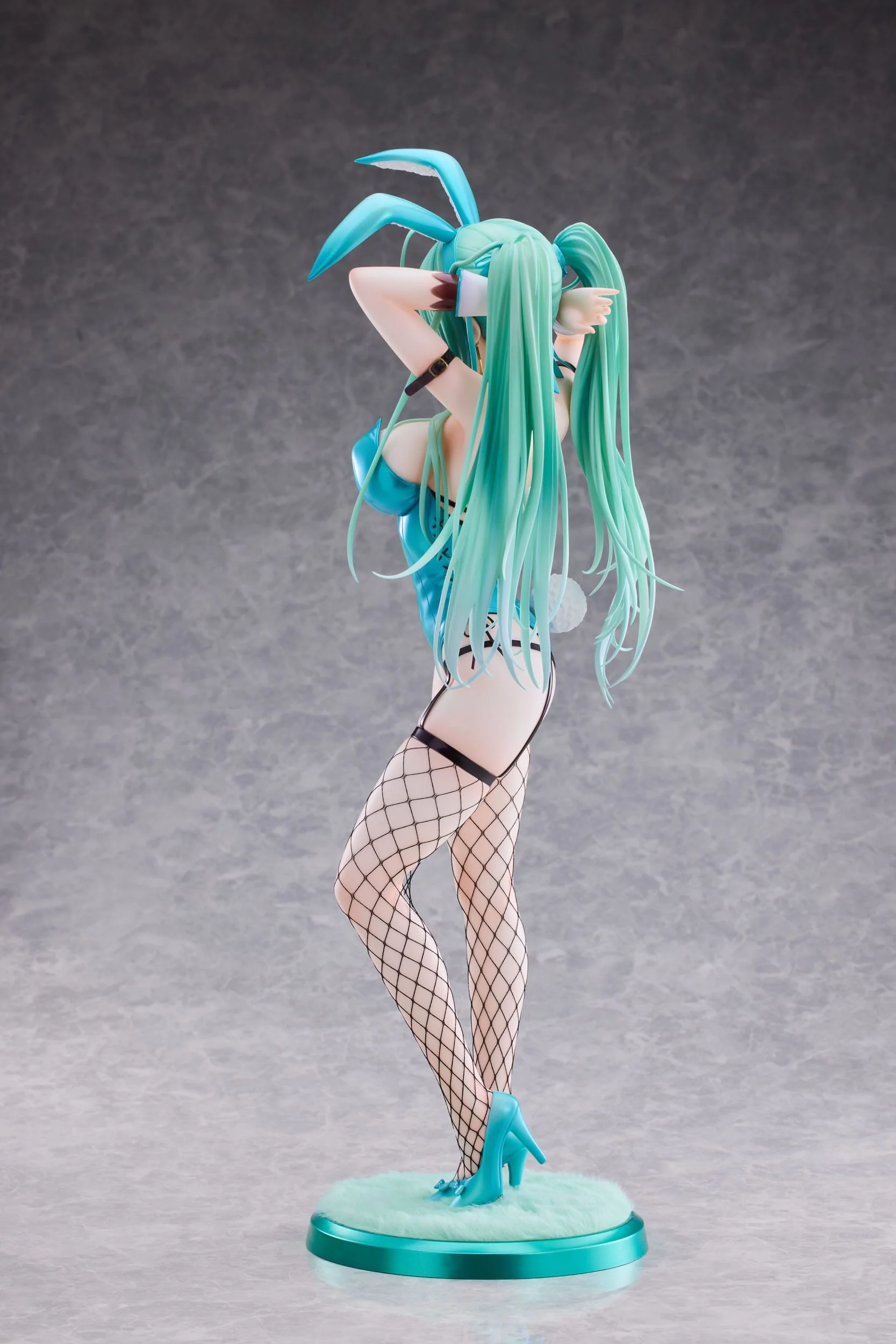 Green Twin Tail Bunny-chan Fishnet Tights Ver. Original Character PartyLook - Image 10