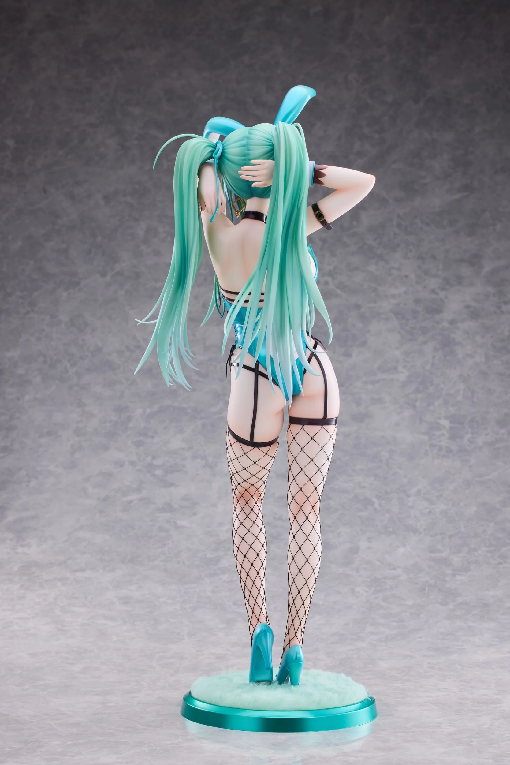 Green Twin Tail Bunny-chan Fishnet Tights Ver. Original Character PartyLook - Image 8