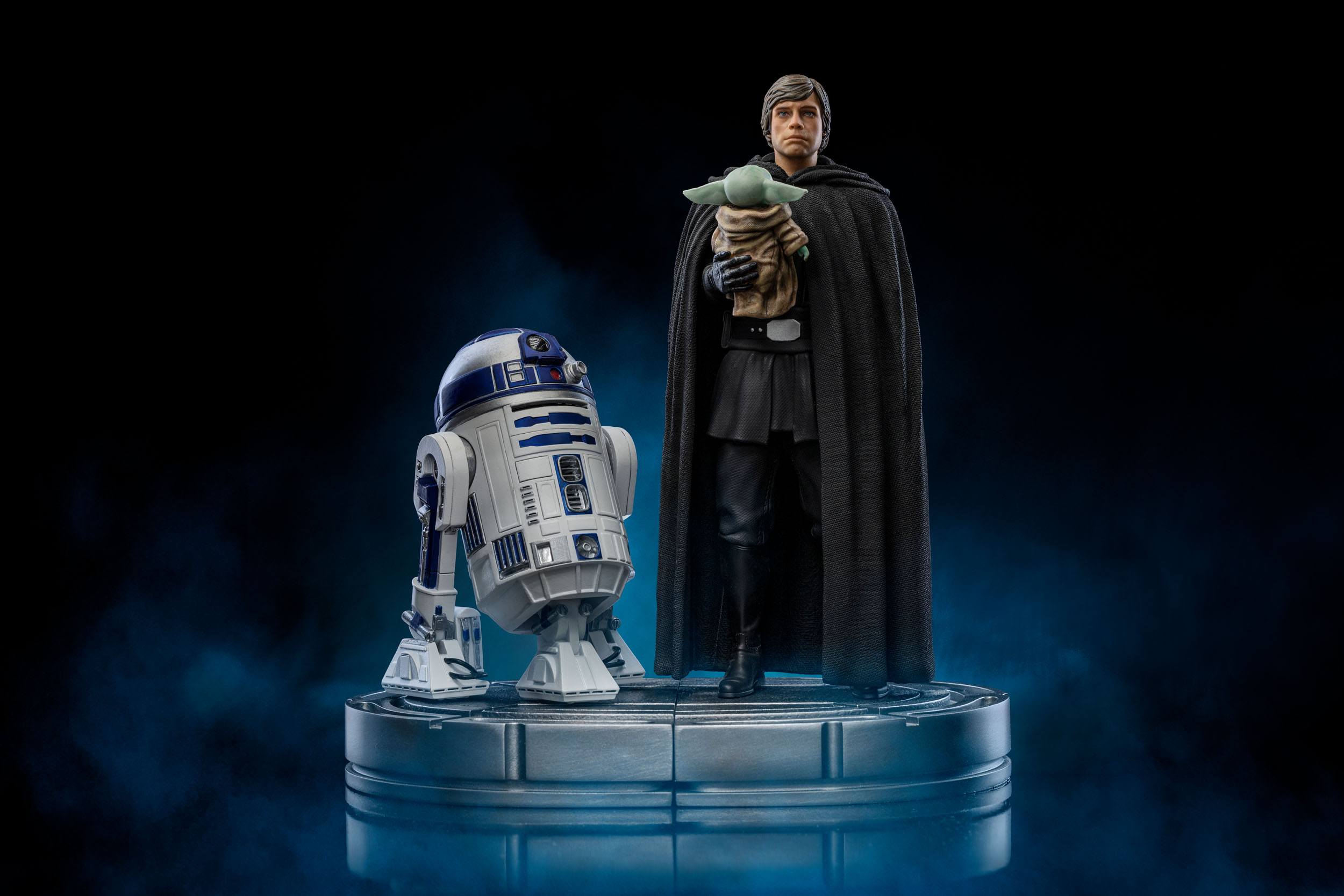 Luke Skywalker und Grogu - Art Scale - iron Studios - Image 7