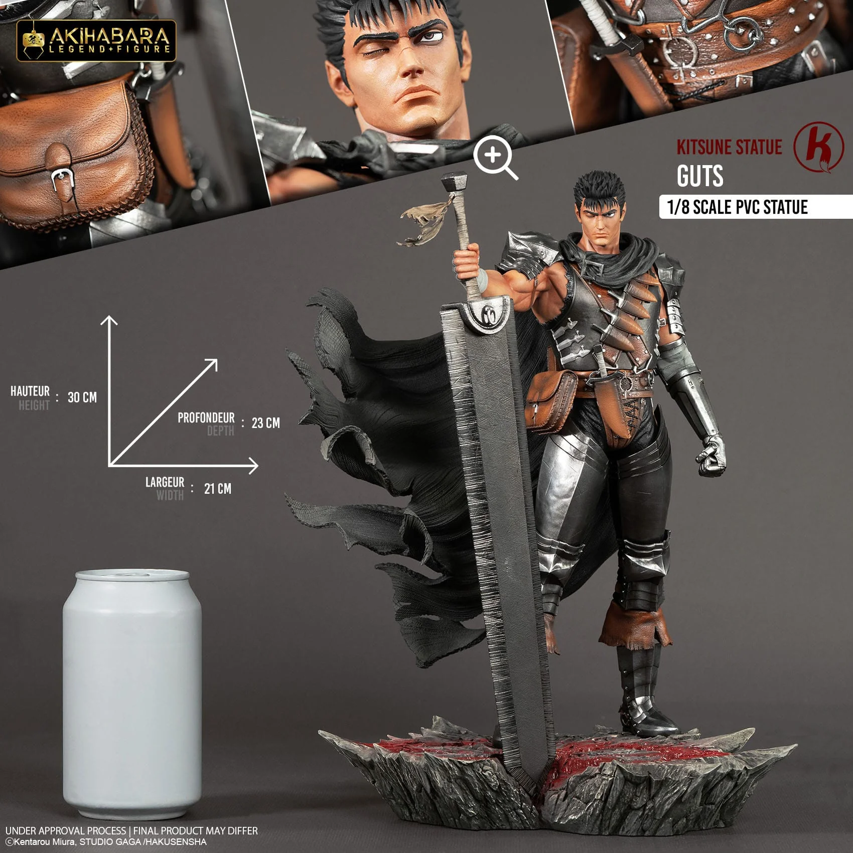 Guts Berserk Kitsune Statue - Image 15