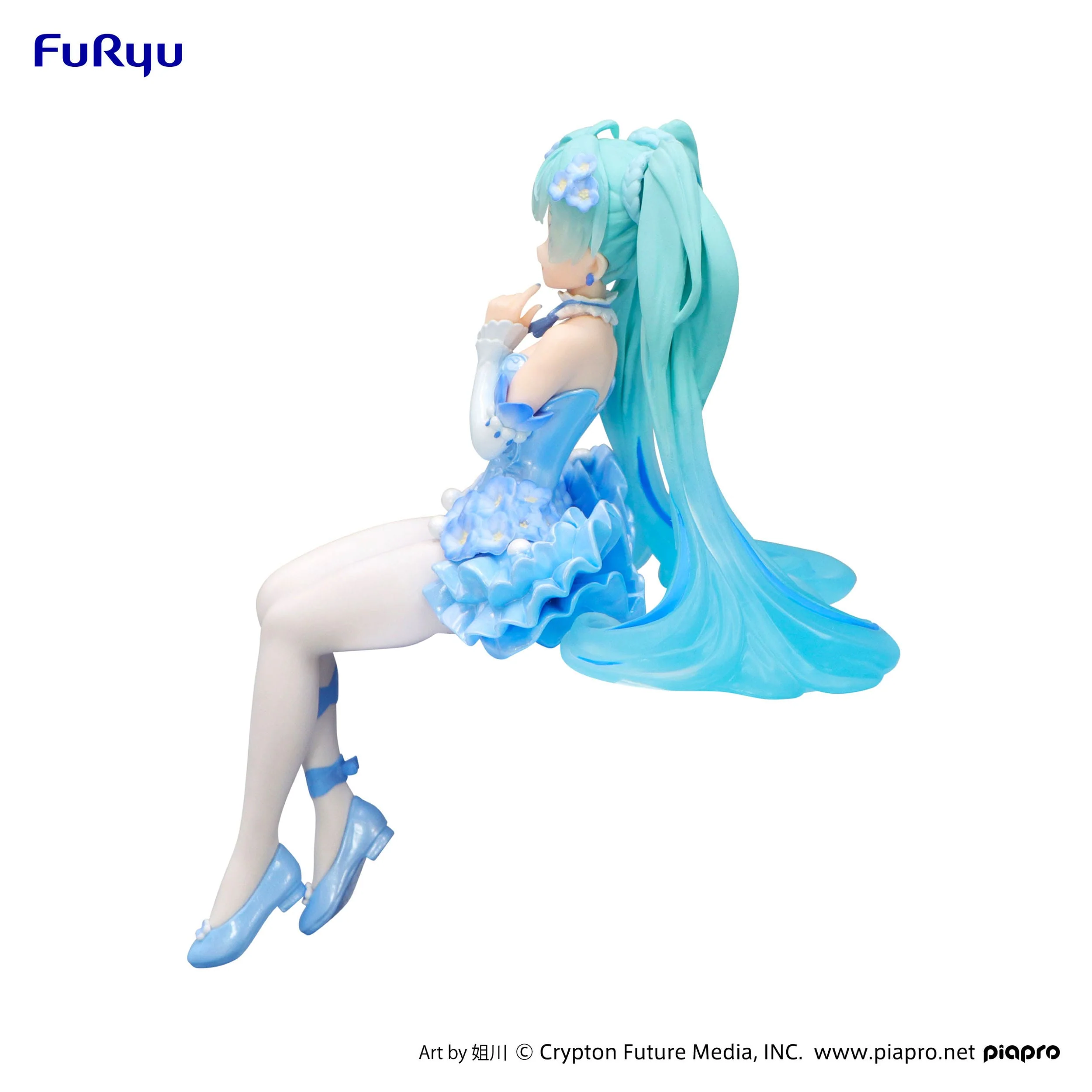 Hatsune Miku Flower Fairy Nemophila Pail Blue Color Ver. Noodle Stopper Furyu - Image 3