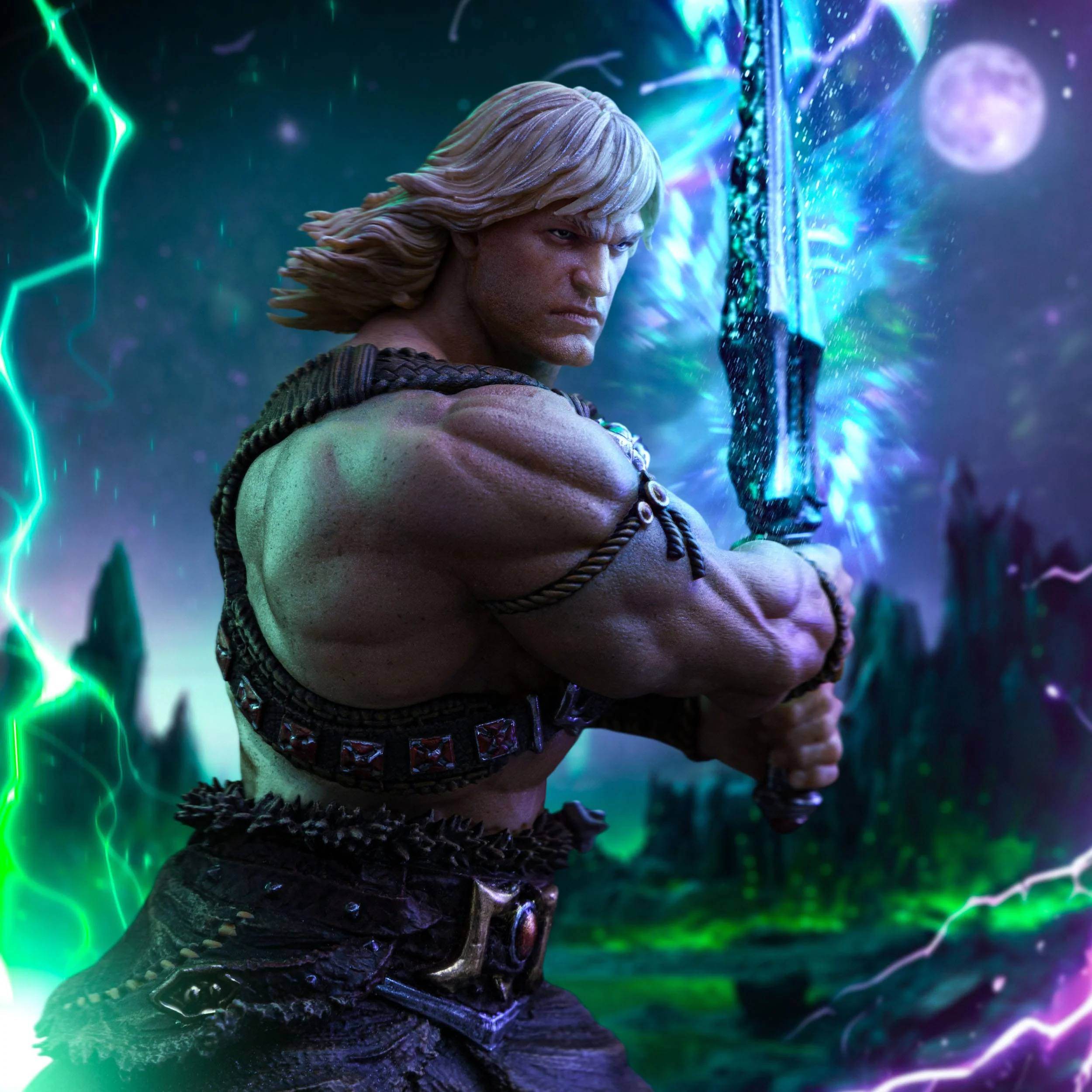 He-Man Unleashed Deluxe Art Scale Iron Studios - Image 10