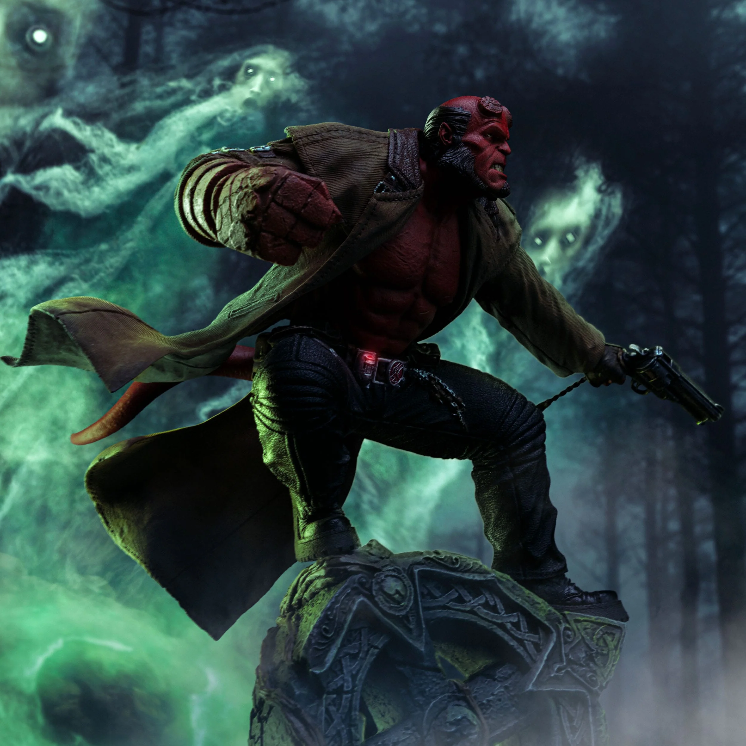 Hellboy BDS Art Scale Statue aus Hellboy 2 Iron Studios - Image 9