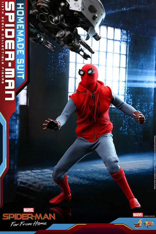 Hot Toys Spider-Man (Homemade Suit) Movie Masterpiece Far From Home - Image 18