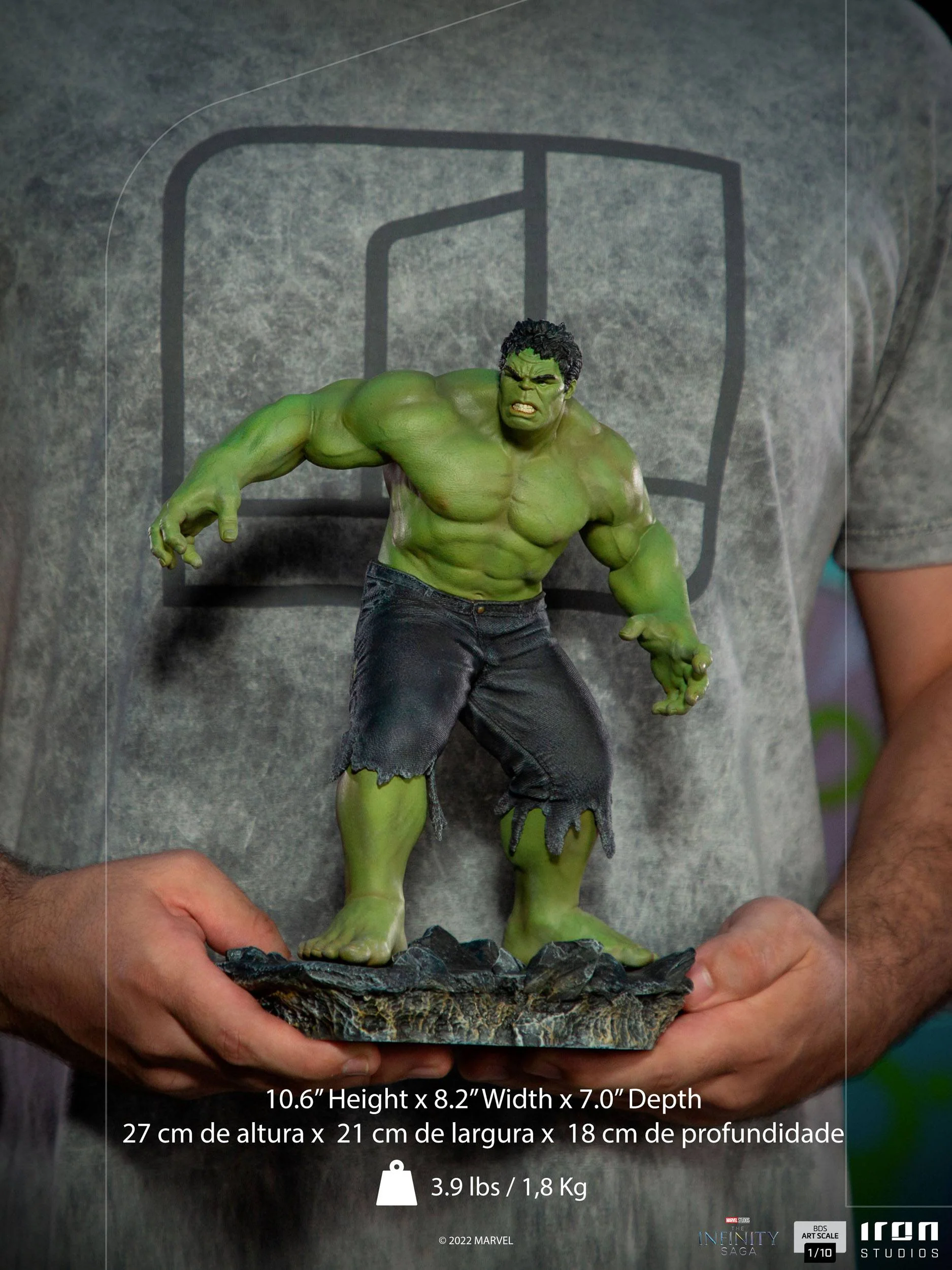 Hulk Battle of NY BDS Art Scale Iron Studios - Image 7