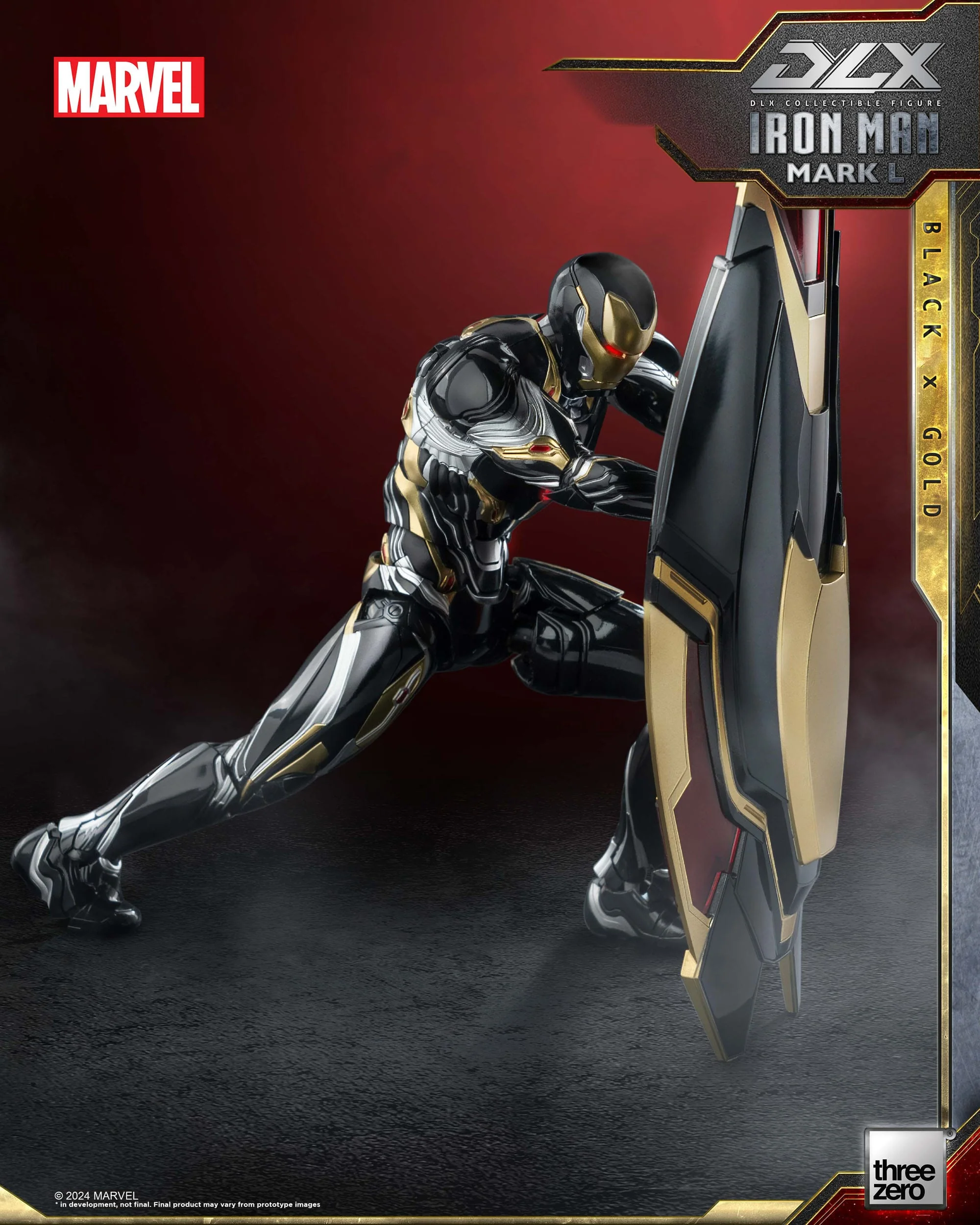 Iron Man Mark 50 (Black X Gold) ThreeZero - Image 5