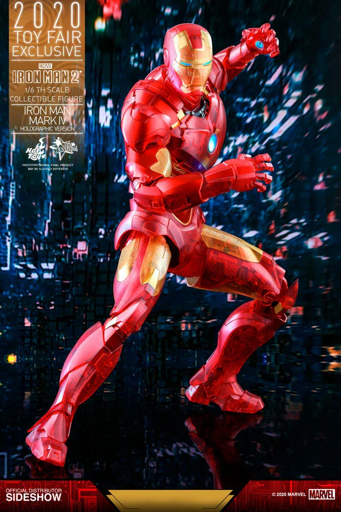 Iron Man Mark IV (Holographic Version) – 1/6 Scale Collectible Figure | Hot Toys - Image 7