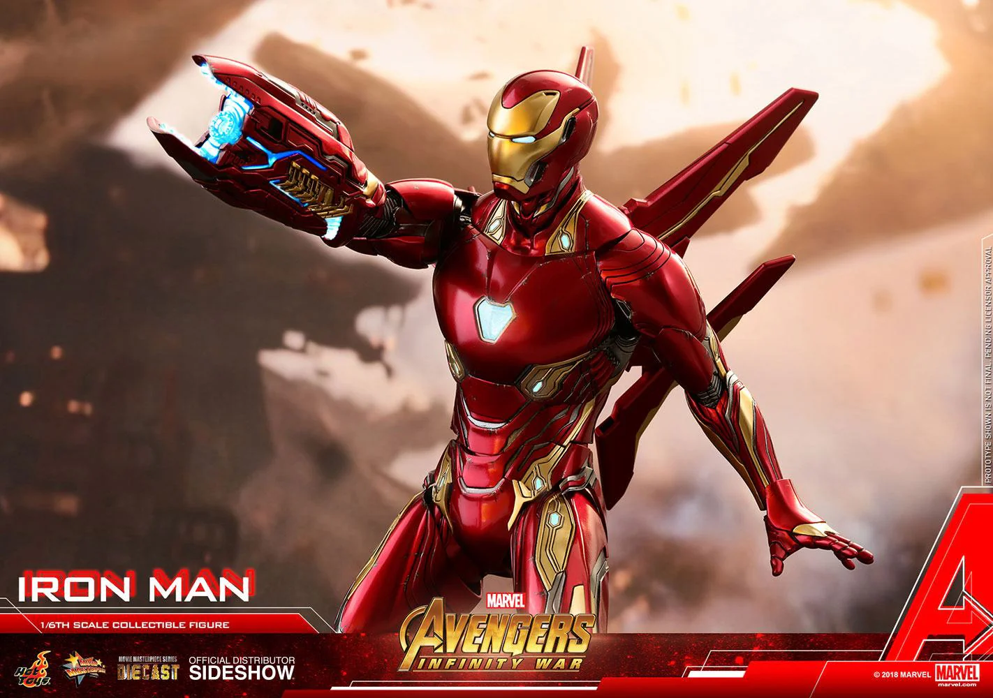 Iron Man Movie Masterpiece Avengers Infinity War Diecast Movie Masterpiece Hot Toys - Image 2