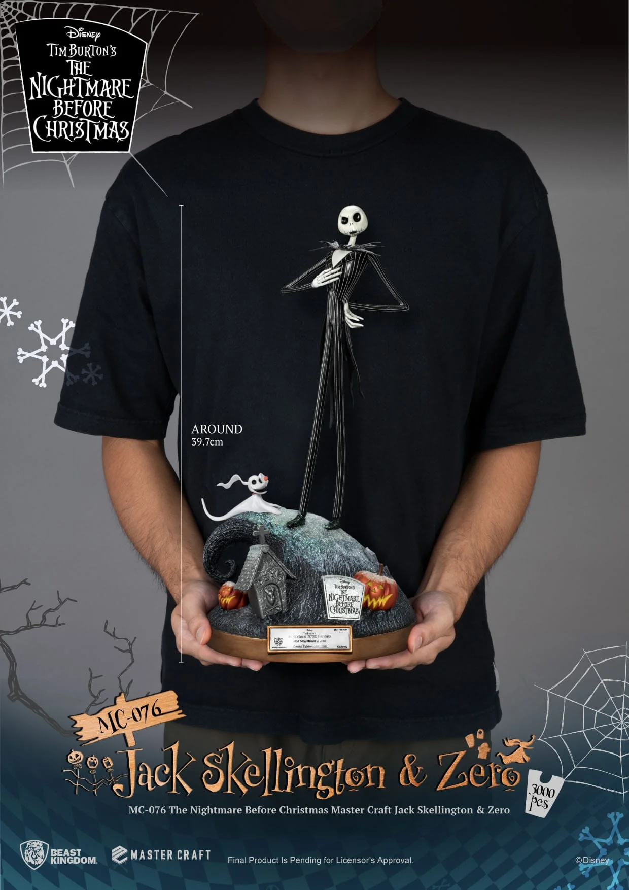 Jack Skellington & Zero - Master Craft - Beast Kingdom - Image 10