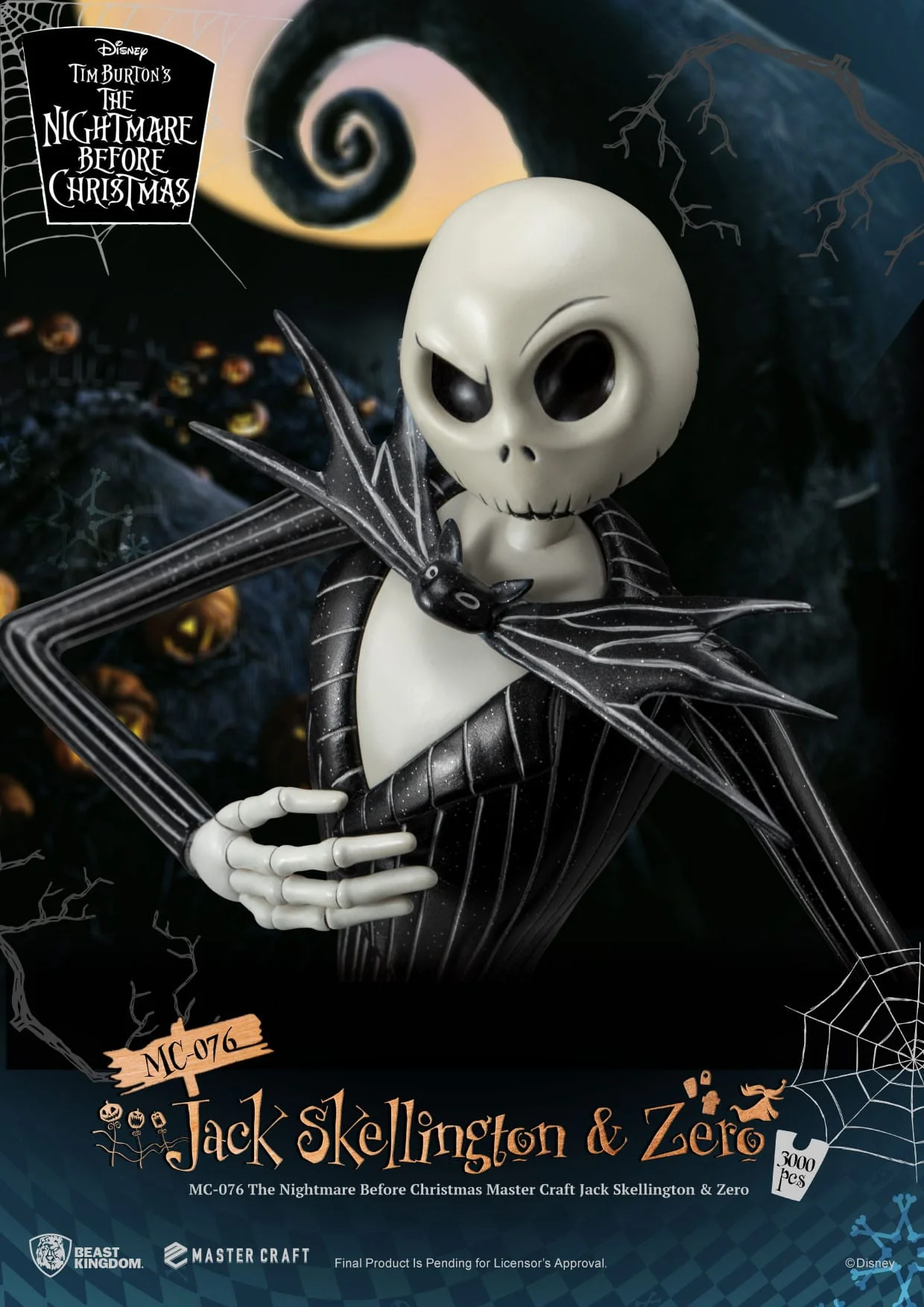Jack Skellington & Zero - Master Craft - Beast Kingdom - Image 6