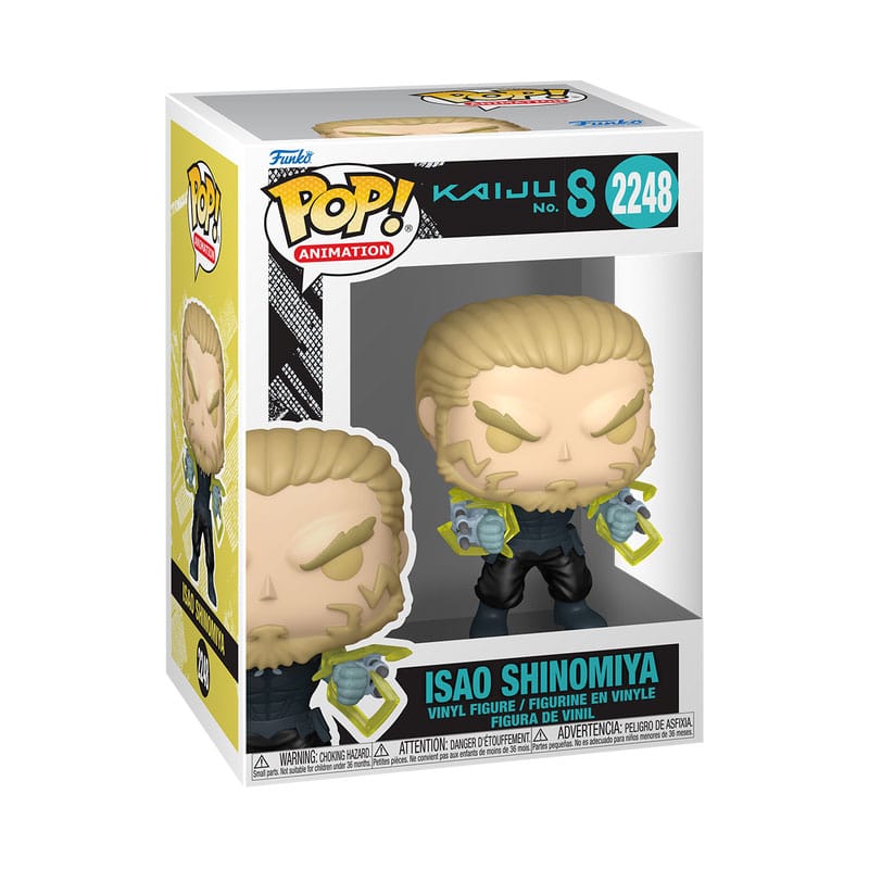 Kaiju No. 8 POP! Animation Vinyl Figur Isao Shinomiya - Image 2