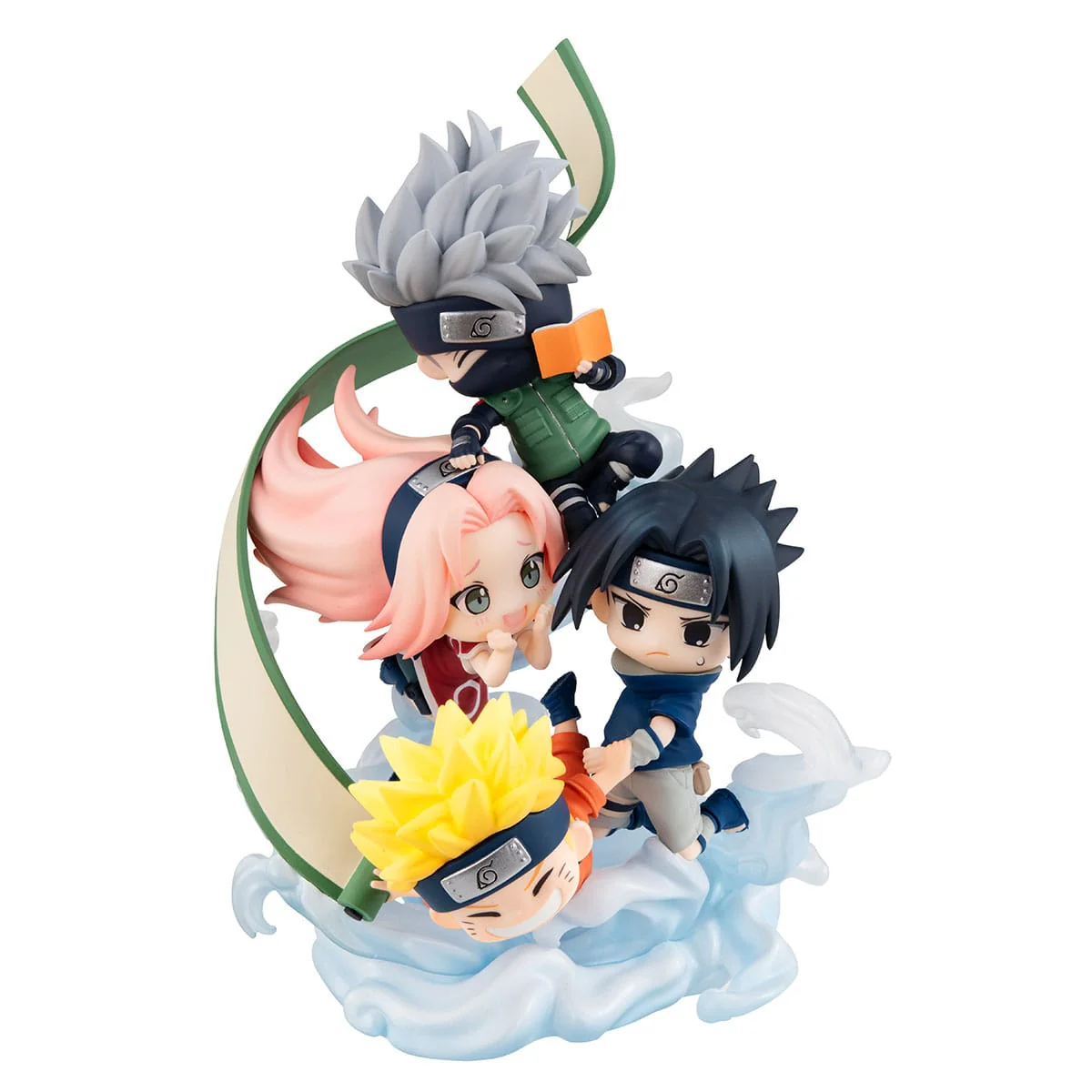Kakashi, Sasuke, Naruto & Sakura FigUnity MegaHouse (with gift) - Image 3