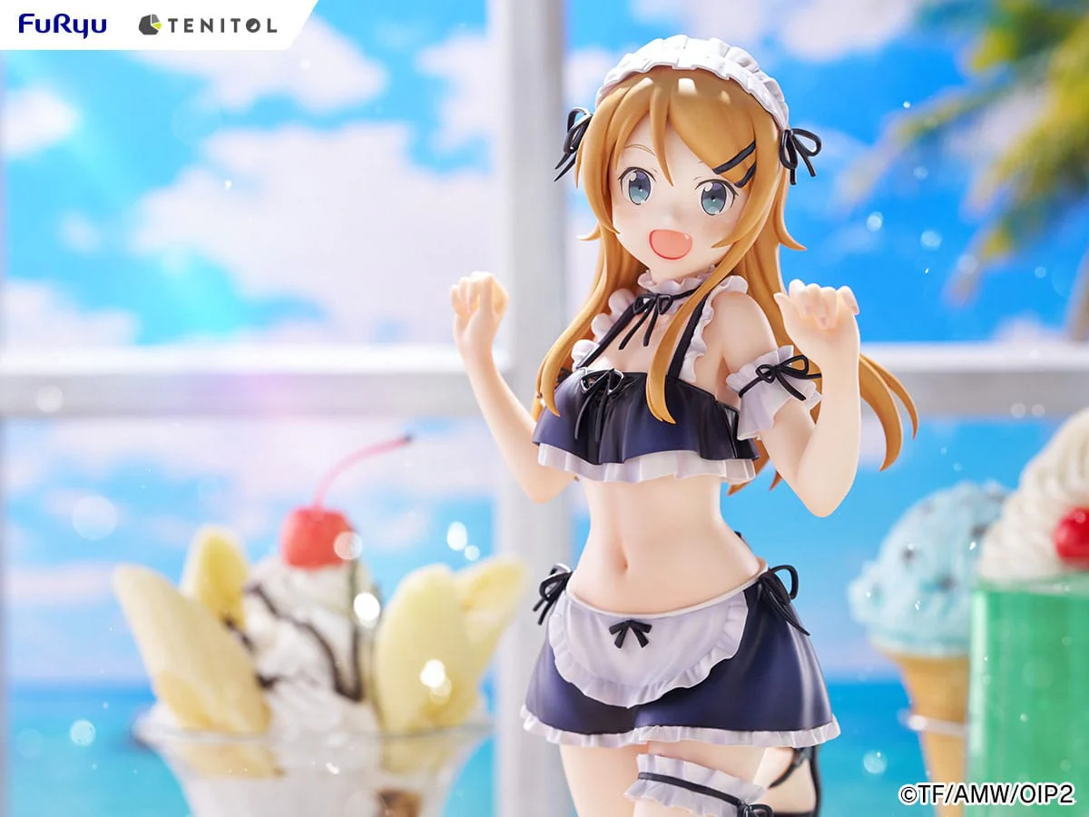 Kousaka Kirino swimsuits maid Ver. Tenitol Tall Furyu - Image 12