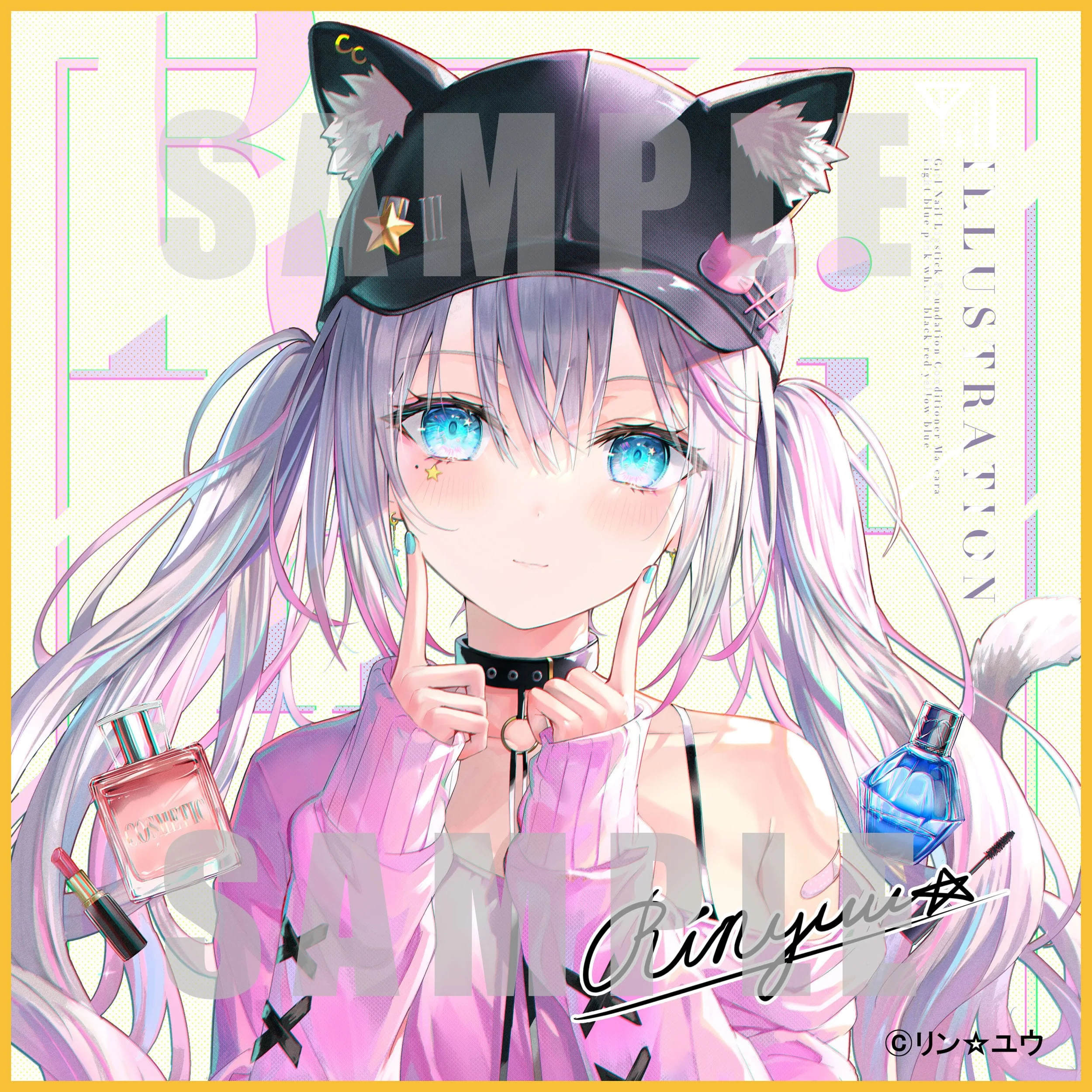 Lin*Yu Riyu-chan  Original Character Pink Charm - Image 18
