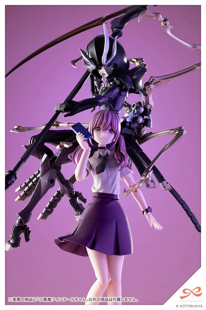 Little Devil Twin Tails Sousai Shojo Teien Plastic Model Kit Kotobukiya - Image 8