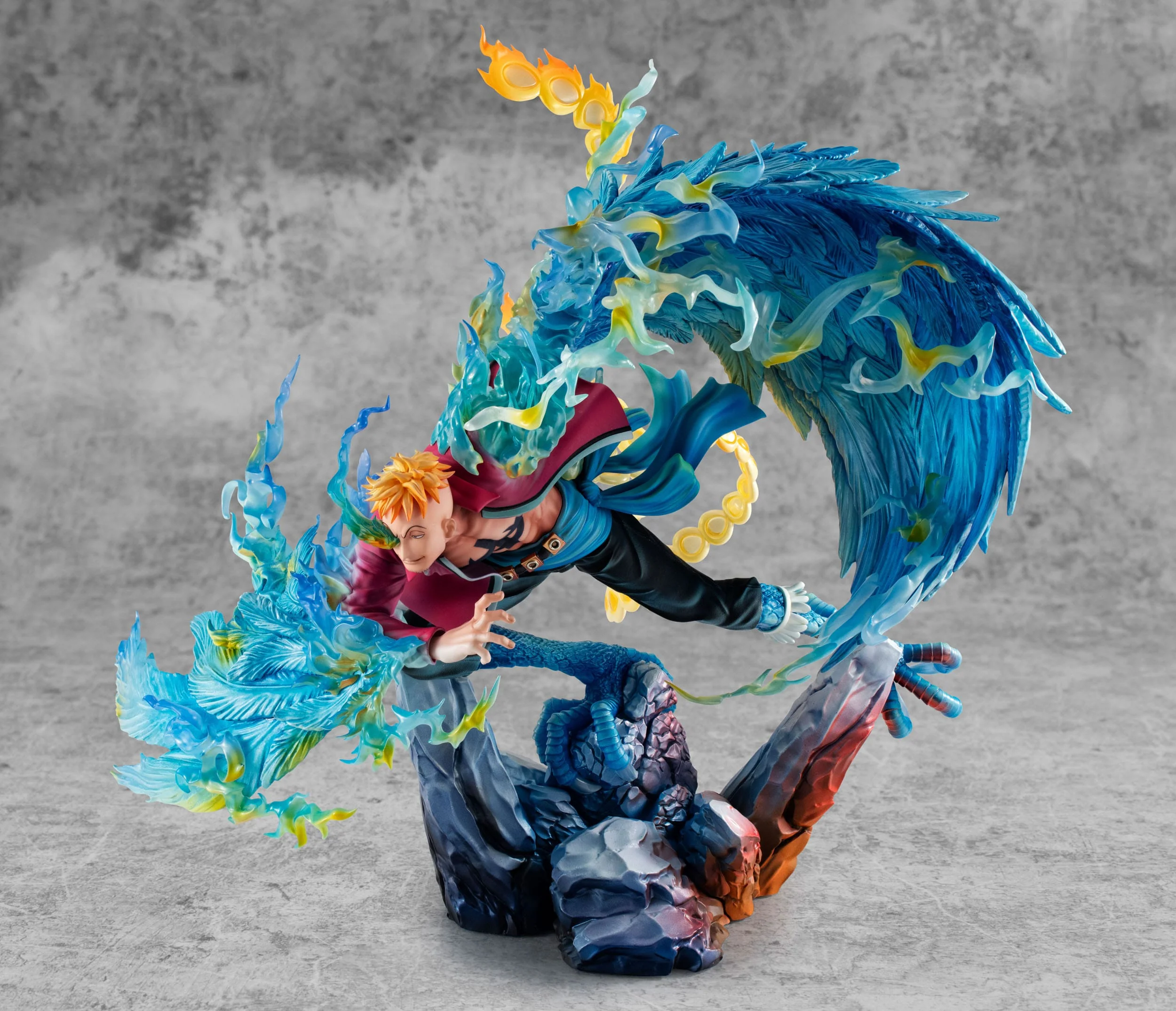Marco the Phoenix Leader of 1st group of Whitebeard Pirates P.O.P MAS Maximum MegaHouse - Image 13