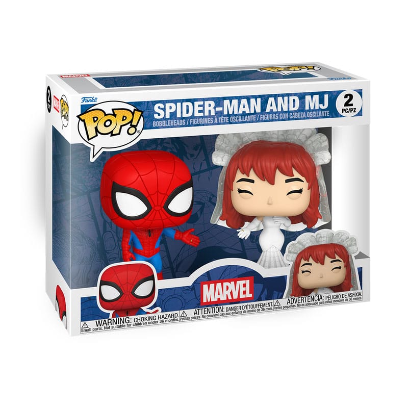 Marvel POP! Vinyl Figuren 2er-Pack Superhero Couples- SM & MJ - Image 2
