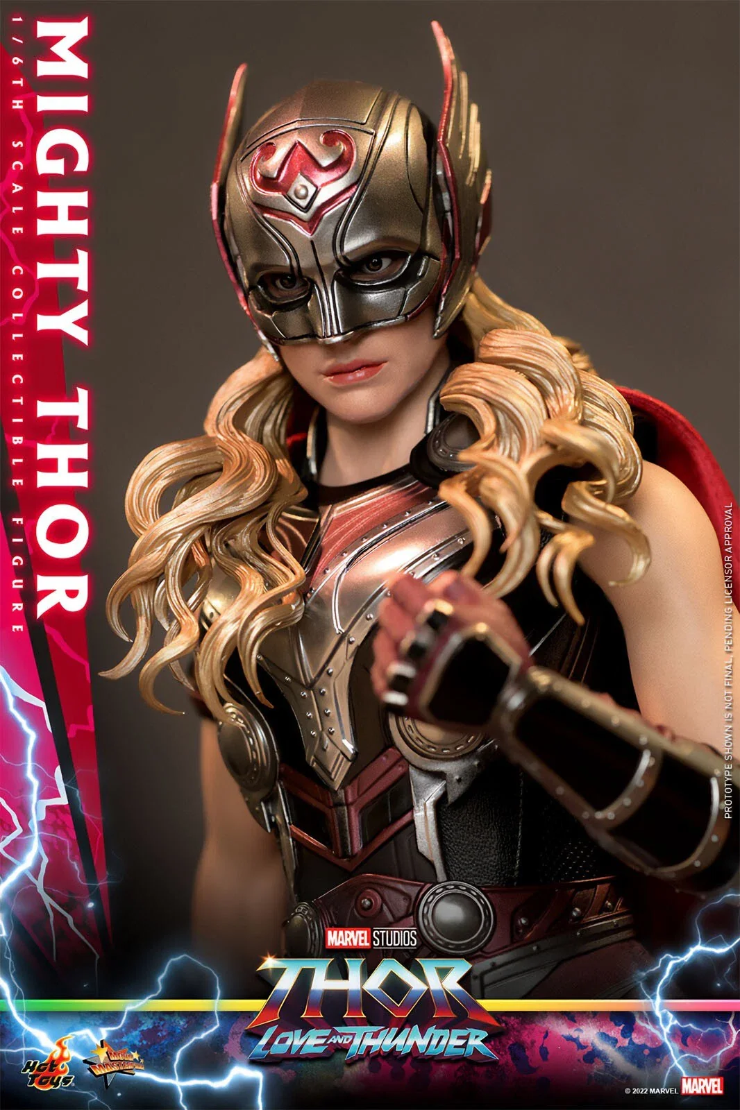 Mighty Thor DX Ver. 1/6 Scale Collectible Figure – Hot Toys Movie Masterpiece (Thor: Love and Thunder) - Image 13