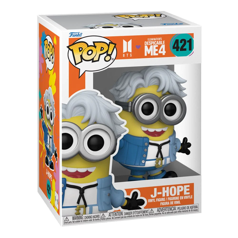 Minions x BTS POP! Rocks Vinyl Figur J-Hope - Image 2