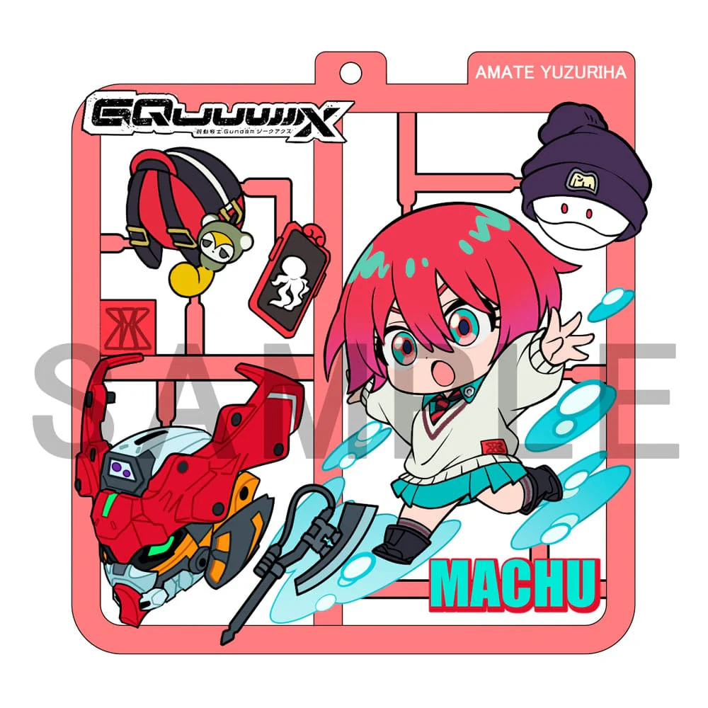 Mobile Suit Gundam GQuuuuuuX Plat Collection Anhänger Sortiment (4) - Image 2