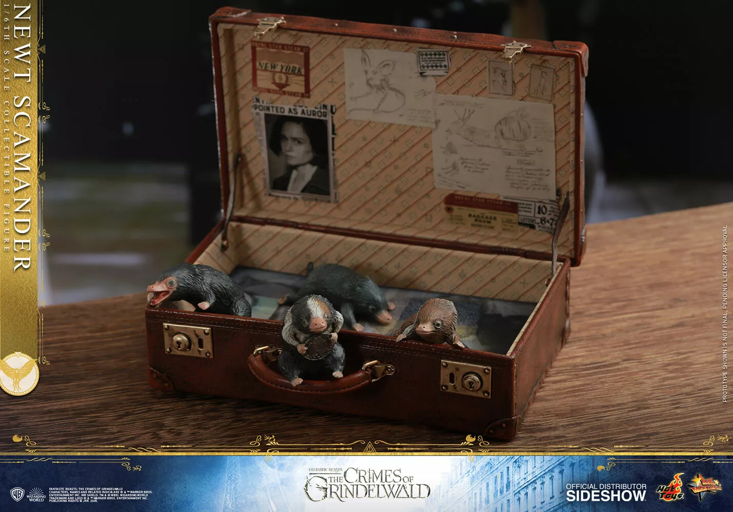 Newt Scamander 1/6 Scale Collectible Figure – Hot Toys (Fantastic Beasts: The Crimes of Grindelwald) - Image 14