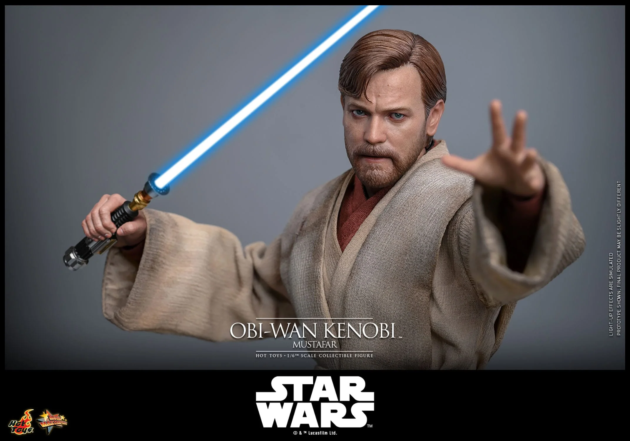 Obi-Wan Kenobi (Mustafar) Movie Masterpiece Hot Toys - Image 11